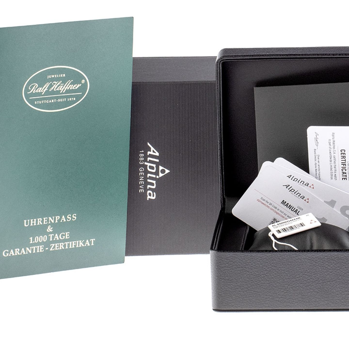 Alpina Unknown AL-650NDG4AE6B (Onbekend (willekeurig serienummer)) - Zwart wijzerplaat 41mm Staal (2/7)