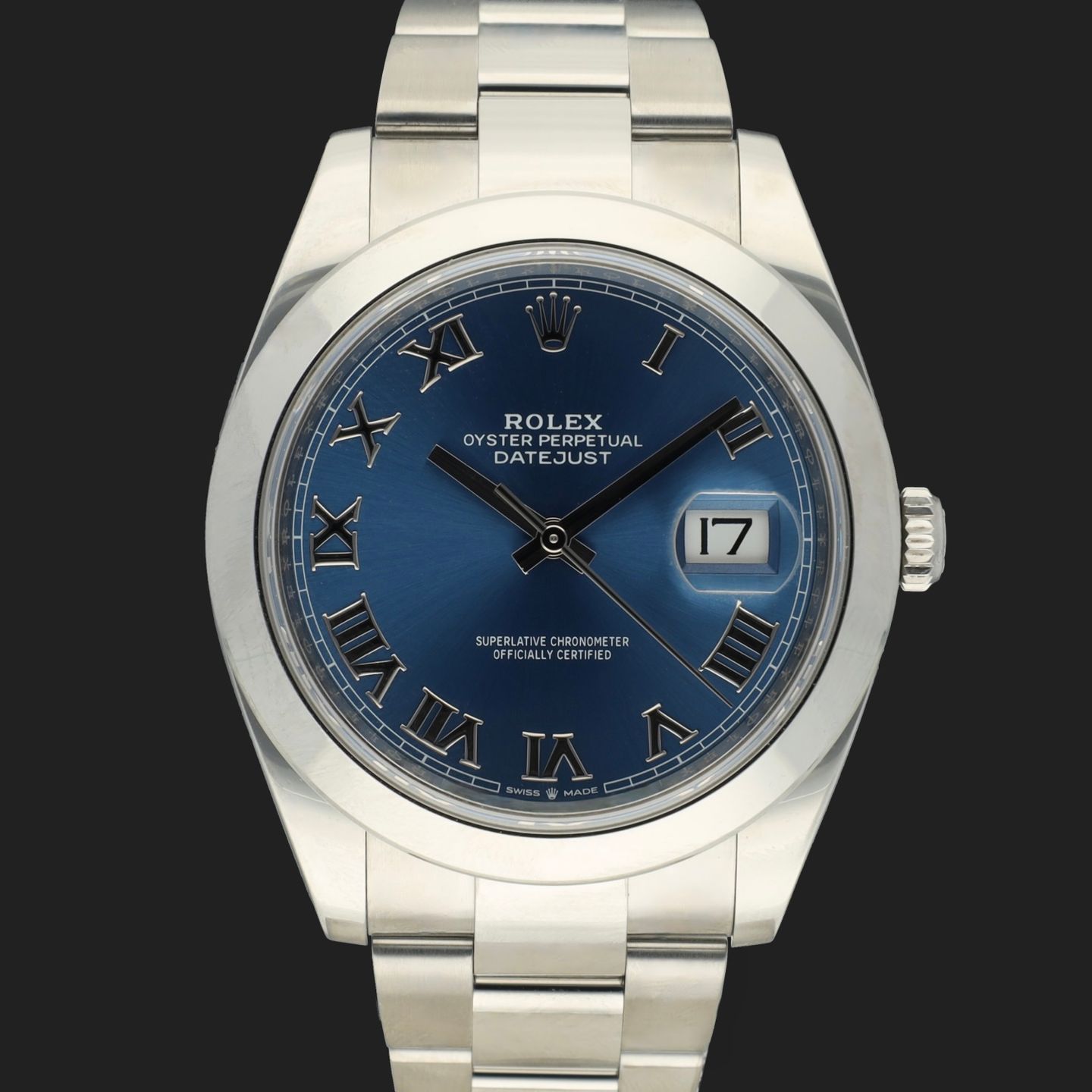 Rolex Datejust 41 126300 (2020) - Green dial 41 mm Steel case (3/8)