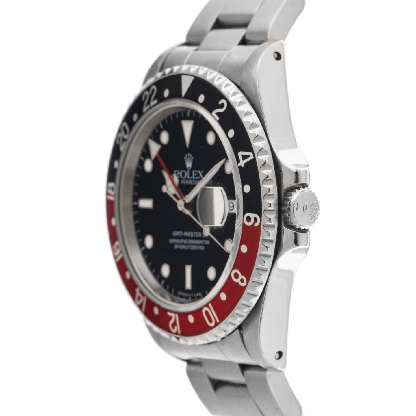 Rolex GMT-Master II 16710 (1996) - Zwart wijzerplaat 40mm Staal (4/8)