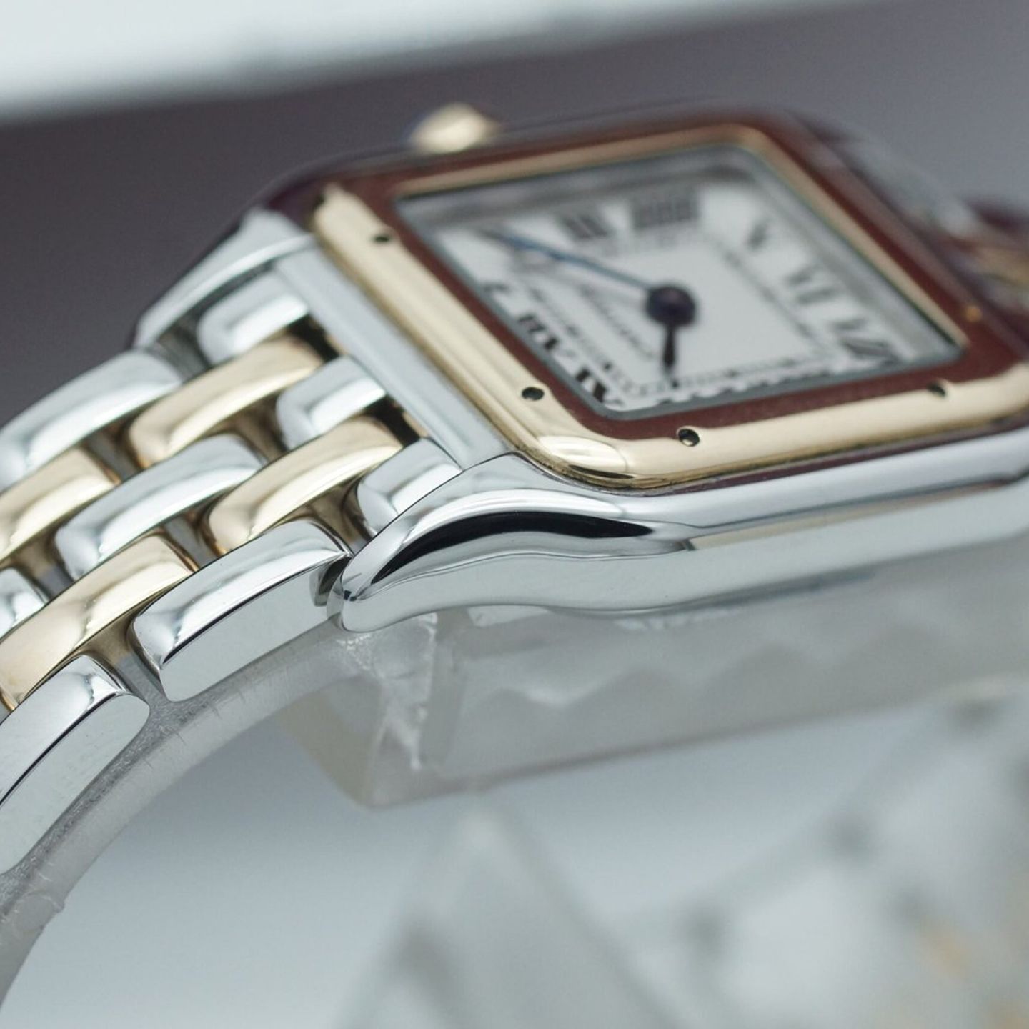 Cartier Panthère W2PN0006 (2021) - White dial 30 mm Gold/Steel case (8/8)