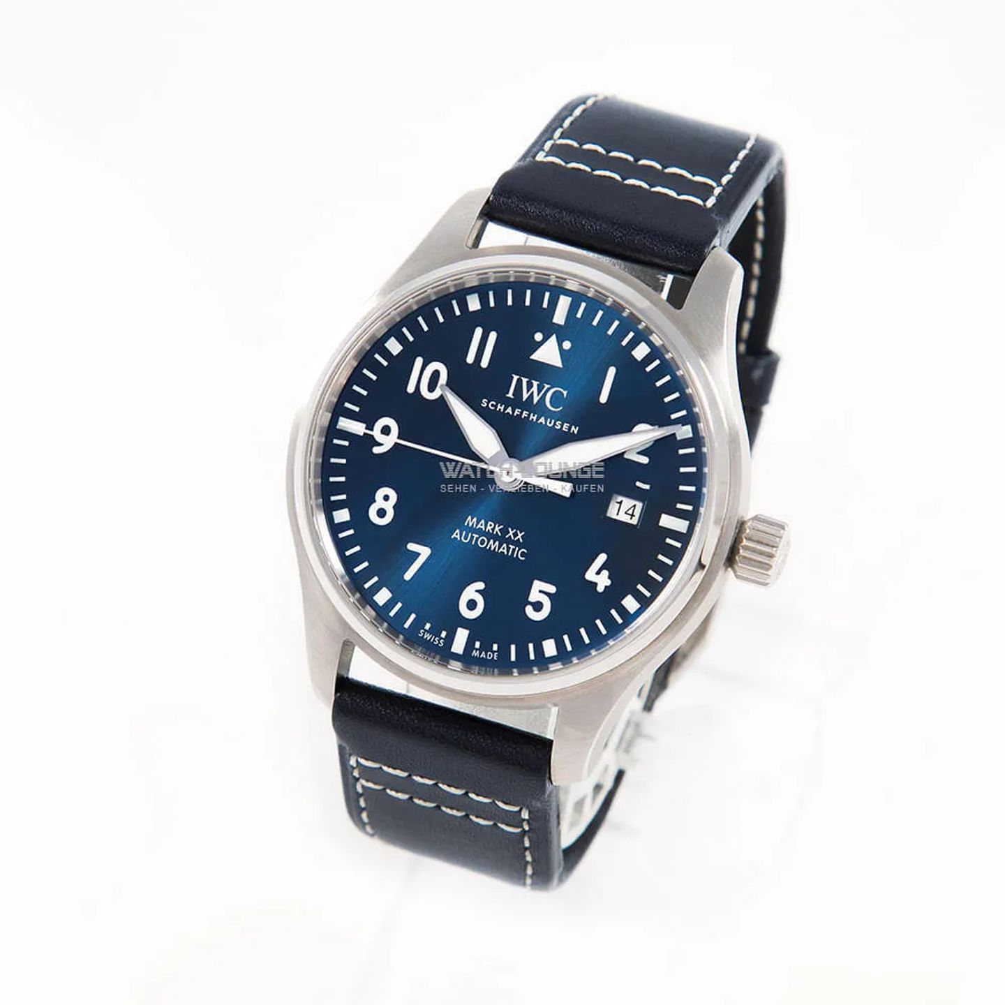 IWC Pilot Mark IW328203 (2024) - Blue dial 40 mm Steel case (5/8)