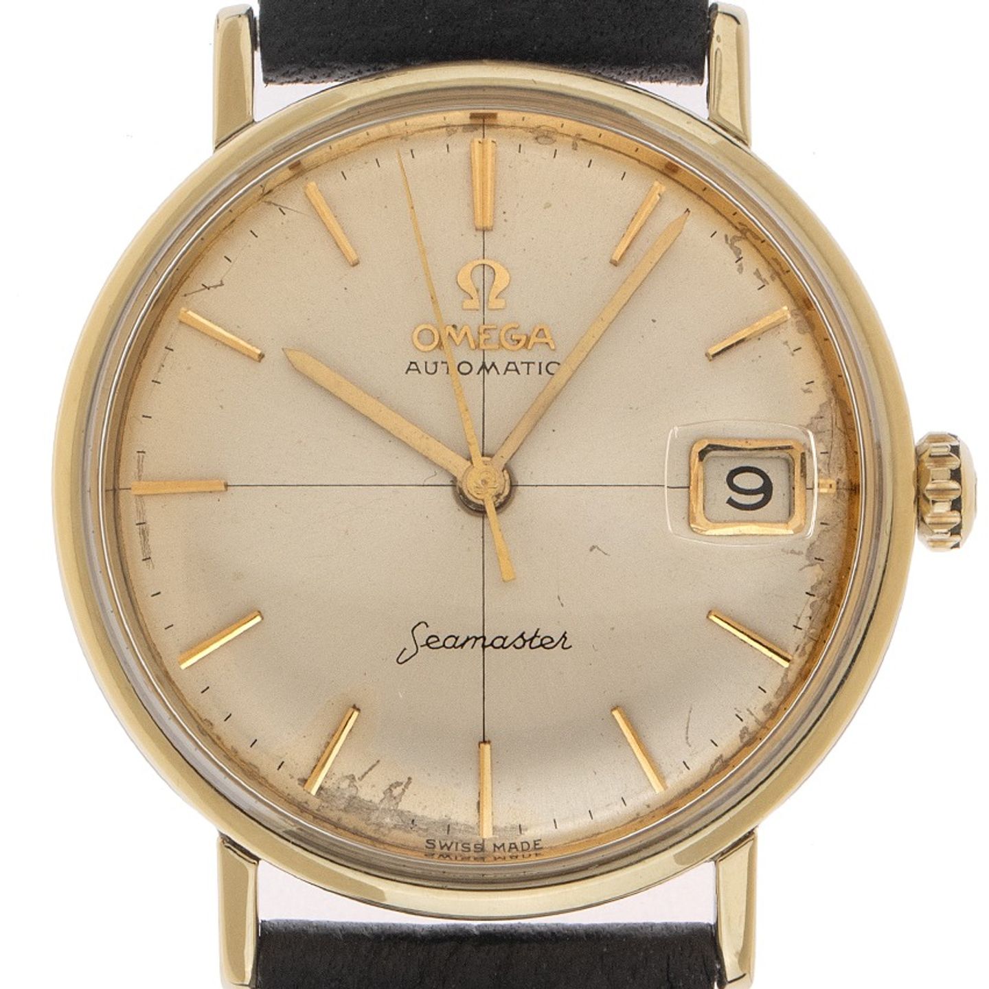 Omega Seamaster DeVille 14730 1 SC (1959) - Zilver wijzerplaat 34mm Staal (1/8)