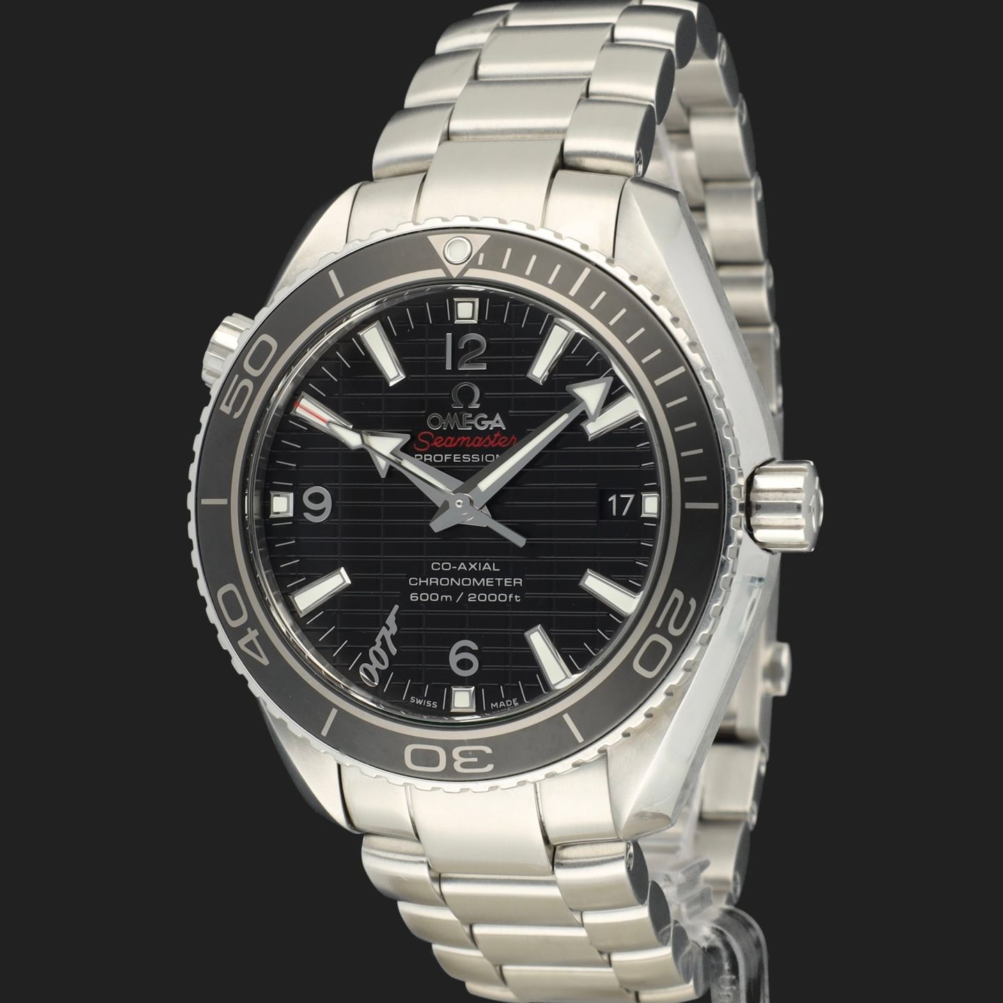 Omega Seamaster Planet Ocean 232.30.42.21.01.004 (2012) - Zwart wijzerplaat 42mm Staal (1/8)