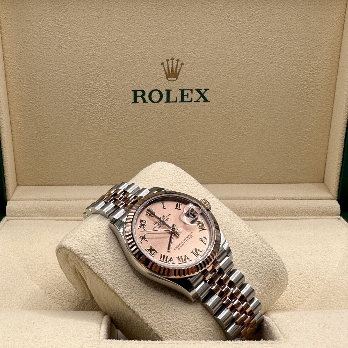 Rolex Datejust 31 278271 (2023) - Pink dial 31 mm Steel case (4/5)