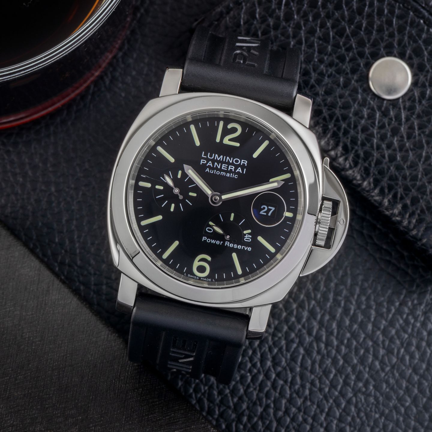 Panerai Luminor Power Reserve PAM00090 (2003) - Black dial 44 mm Steel case (1/8)