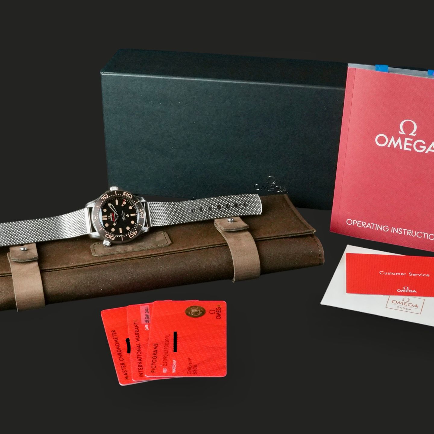 Omega Seamaster Diver 300 M 210.90.42.20.01.001 (2021) - Brown dial 42 mm Titanium case (8/8)