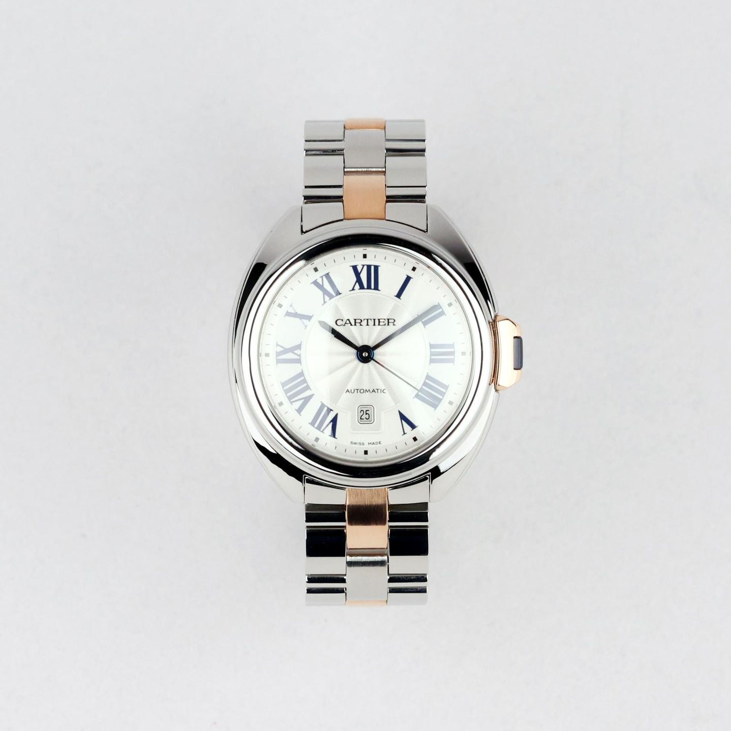 Cartier Clé de Cartier 3867 (2018) - Silver dial 31 mm Steel case (1/8)