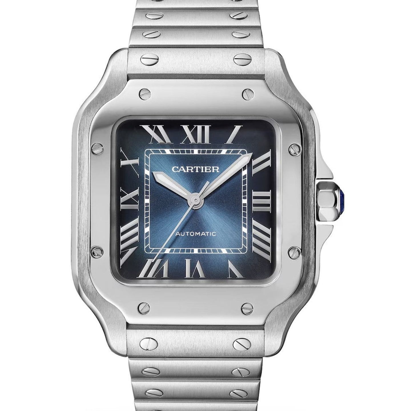 Cartier Santos WSSA0063 (2025) - Blue dial 35 mm Steel case (1/1)