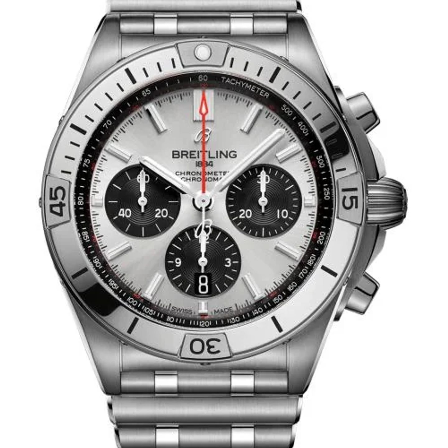 Breitling Chronomat 42 AB0134101G1A1 (2026) - Silver dial 42 mm Steel case (1/1)