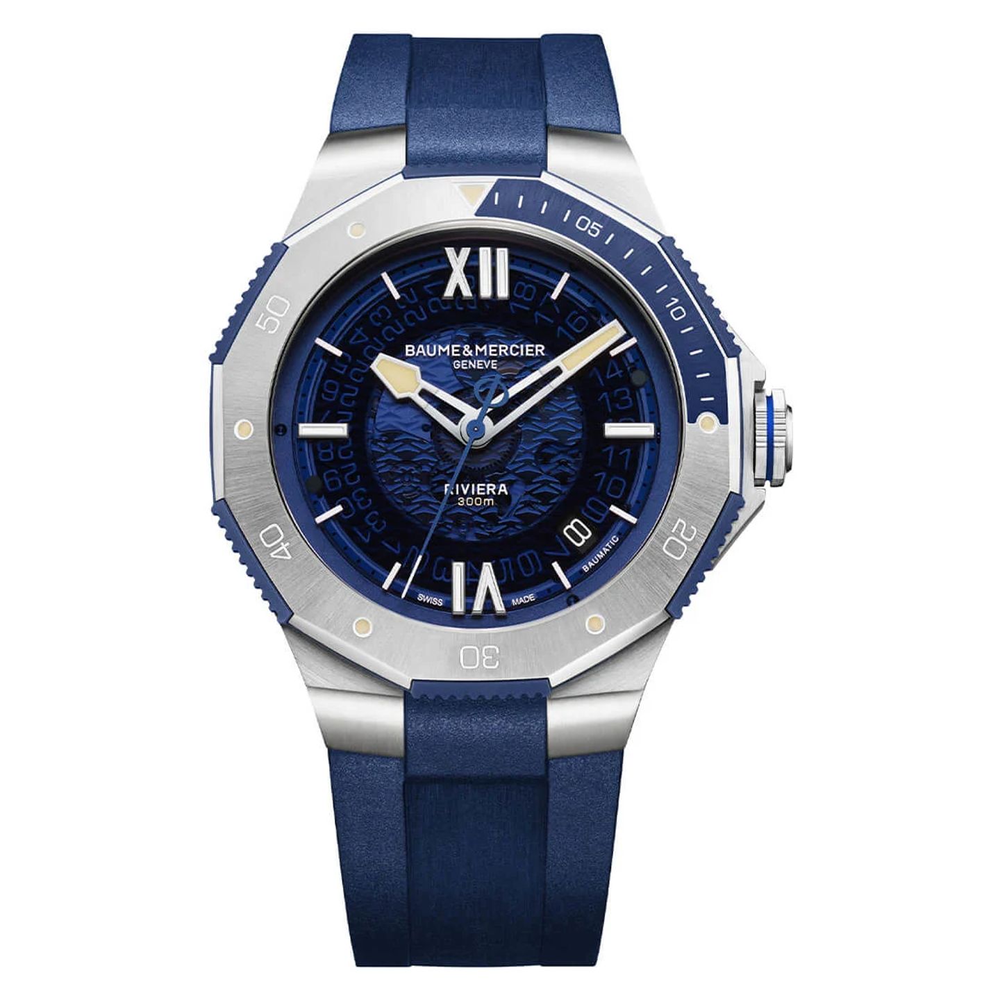 Baume & Mercier Riviera M0A10716 (2023) - Blue dial 42 mm Steel case (3/3)