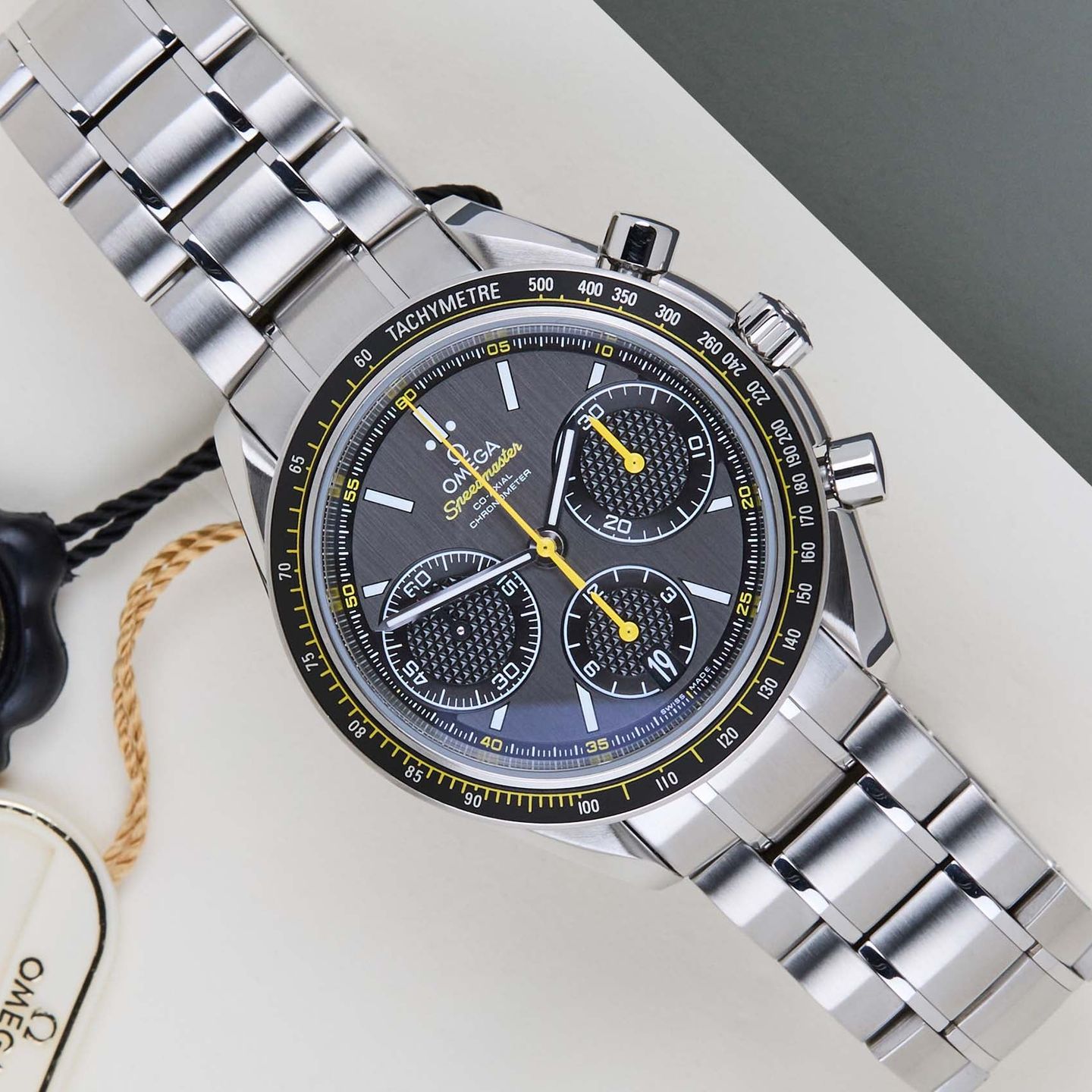 Omega Speedmaster Racing 326.30.40.50.06.001 (2018) - Grijs wijzerplaat 40mm Staal (1/8)