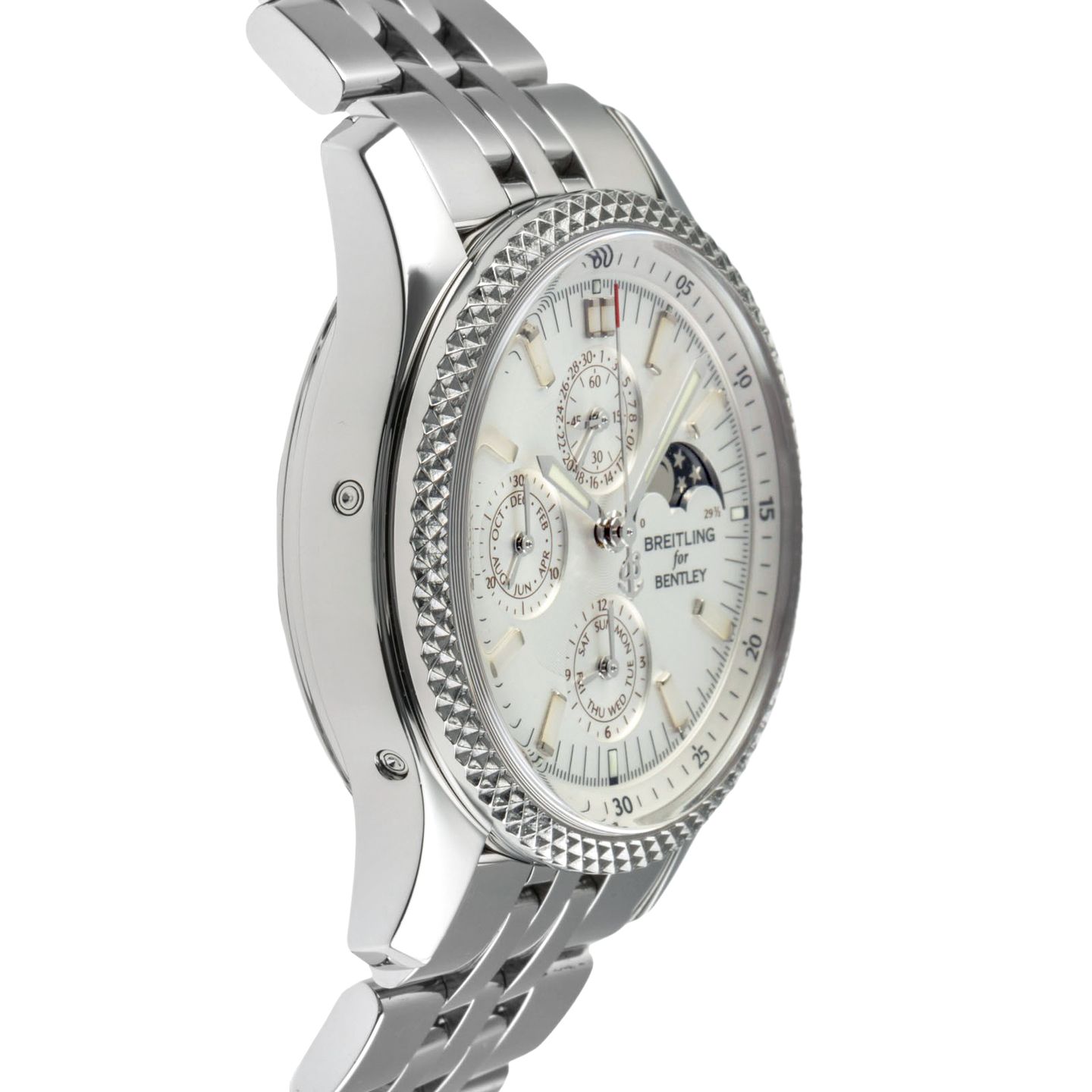 Breitling Bentley Mark VI P19362 (Onbekend (willekeurig serienummer)) - Zilver wijzerplaat 42mm Staal (7/8)