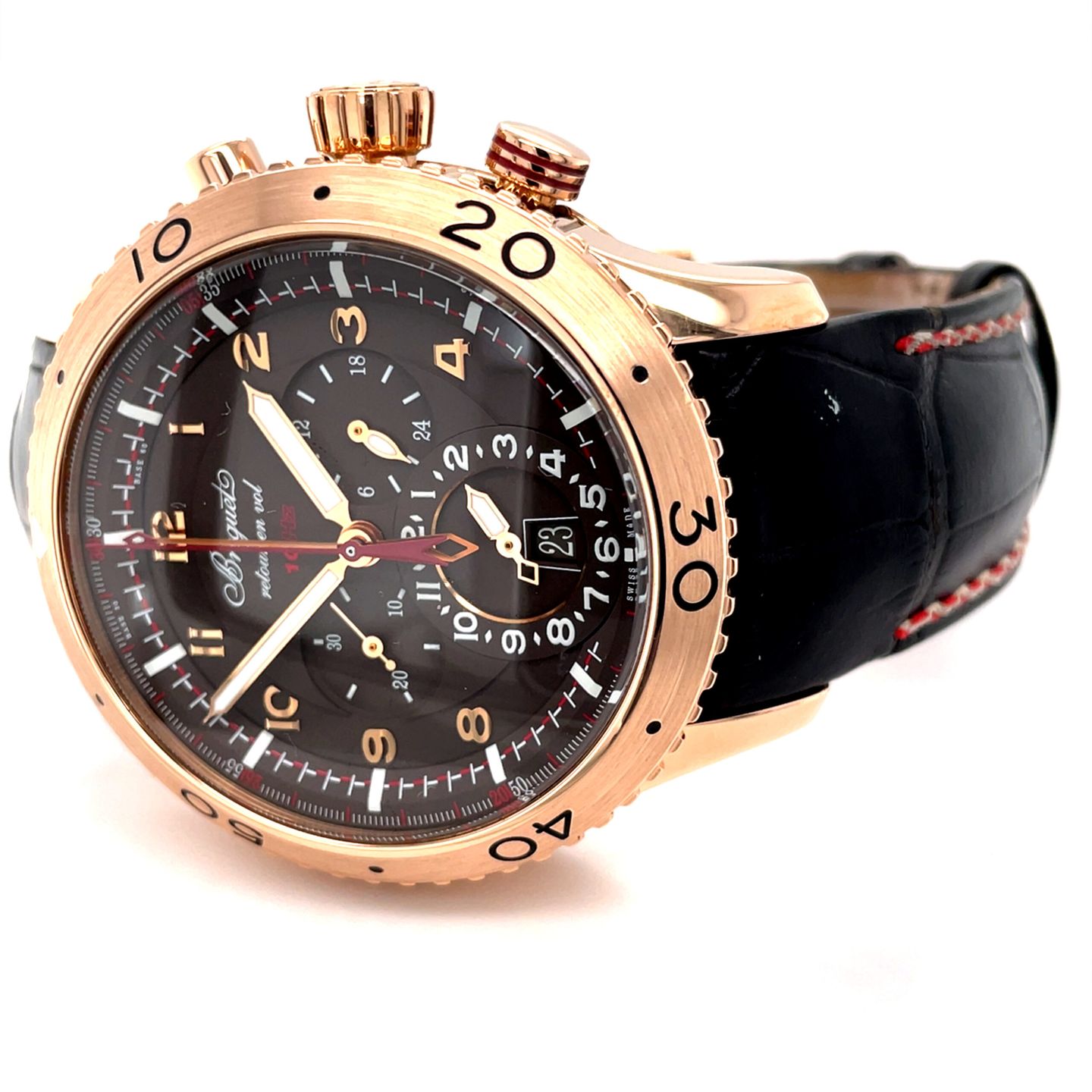 Breguet Type XX - XXI - XXII 3880BR/Z2/9XV (2022) - Brown dial 44 mm Rose Gold case (4/8)