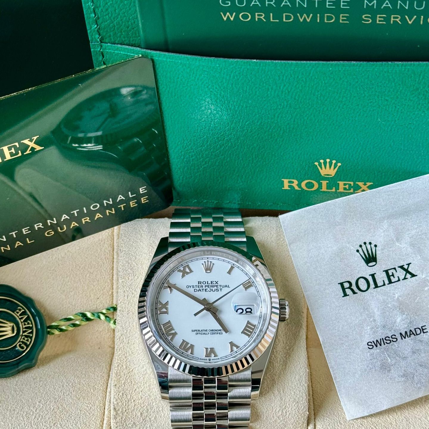 Rolex Datejust 36 126234 (2023) - White dial 36 mm Steel case (7/7)
