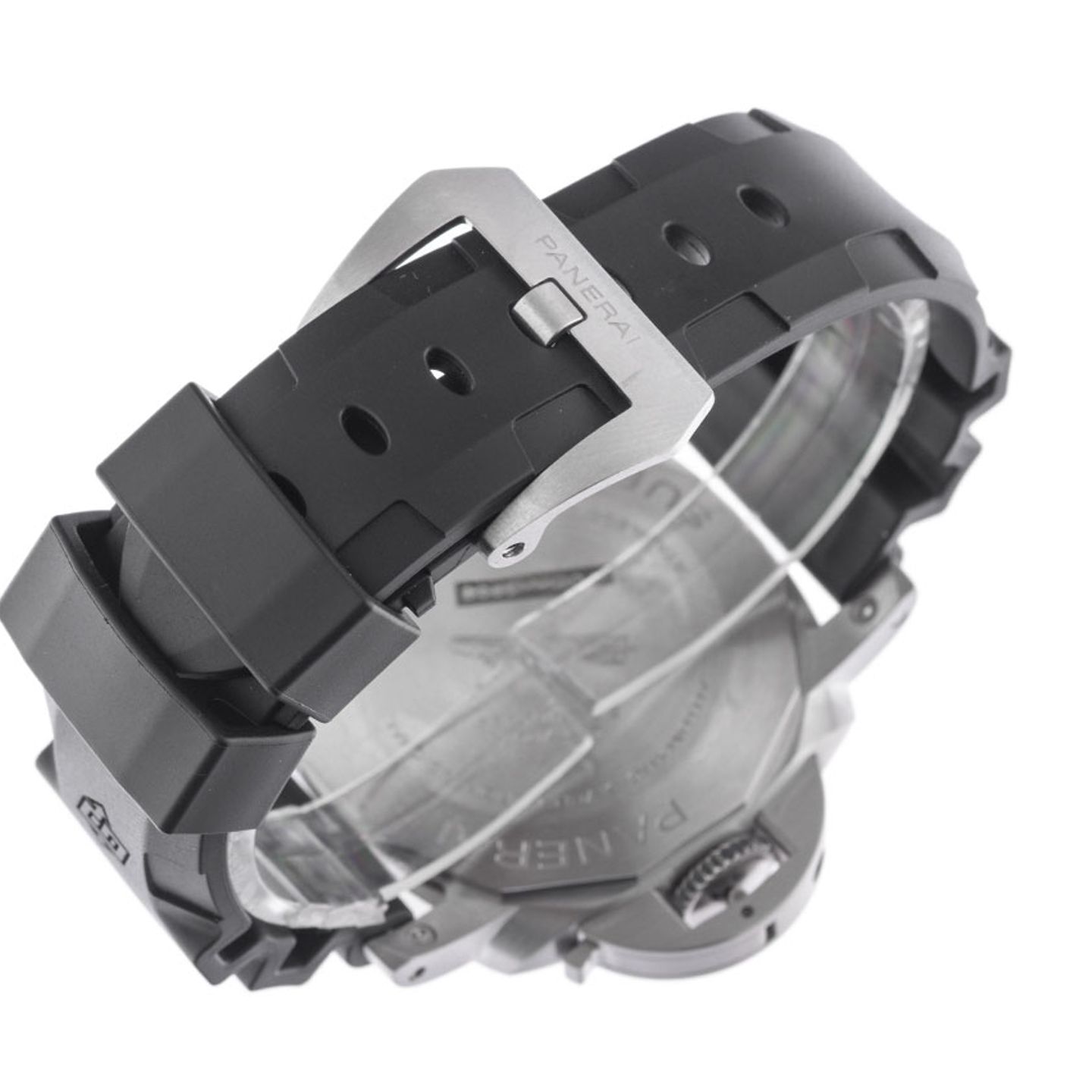 Panerai Luminor Submersible PAM02683 (2025) - Zwart wijzerplaat 42mm Staal (7/8)