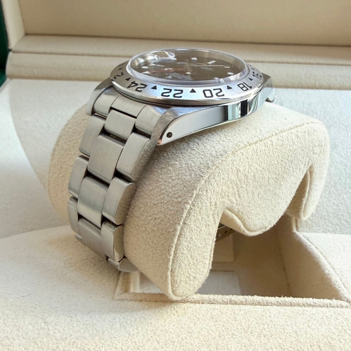 Rolex Explorer II 16570 (1993) - Zwart wijzerplaat 40mm Staal (6/7)