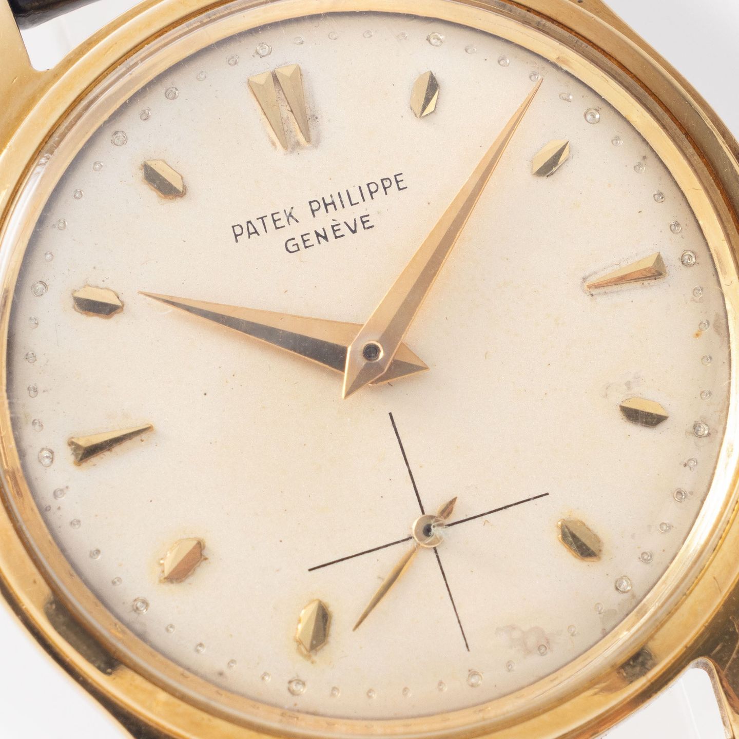 Patek Philippe Calatrava Unknown (Onbekend (willekeurig serienummer)) - Wit wijzerplaat 35mm Geelgoud (5/8)