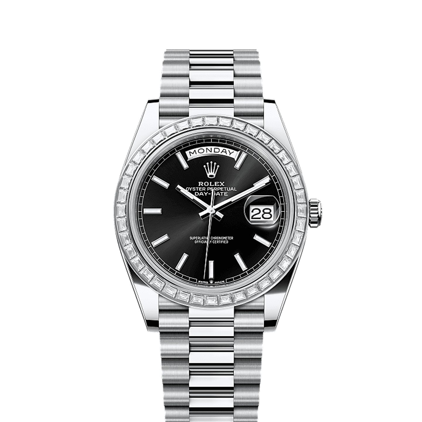 Rolex Day-Date 40 228396TBR (2025) - Zwart wijzerplaat 40mm Platina (1/1)