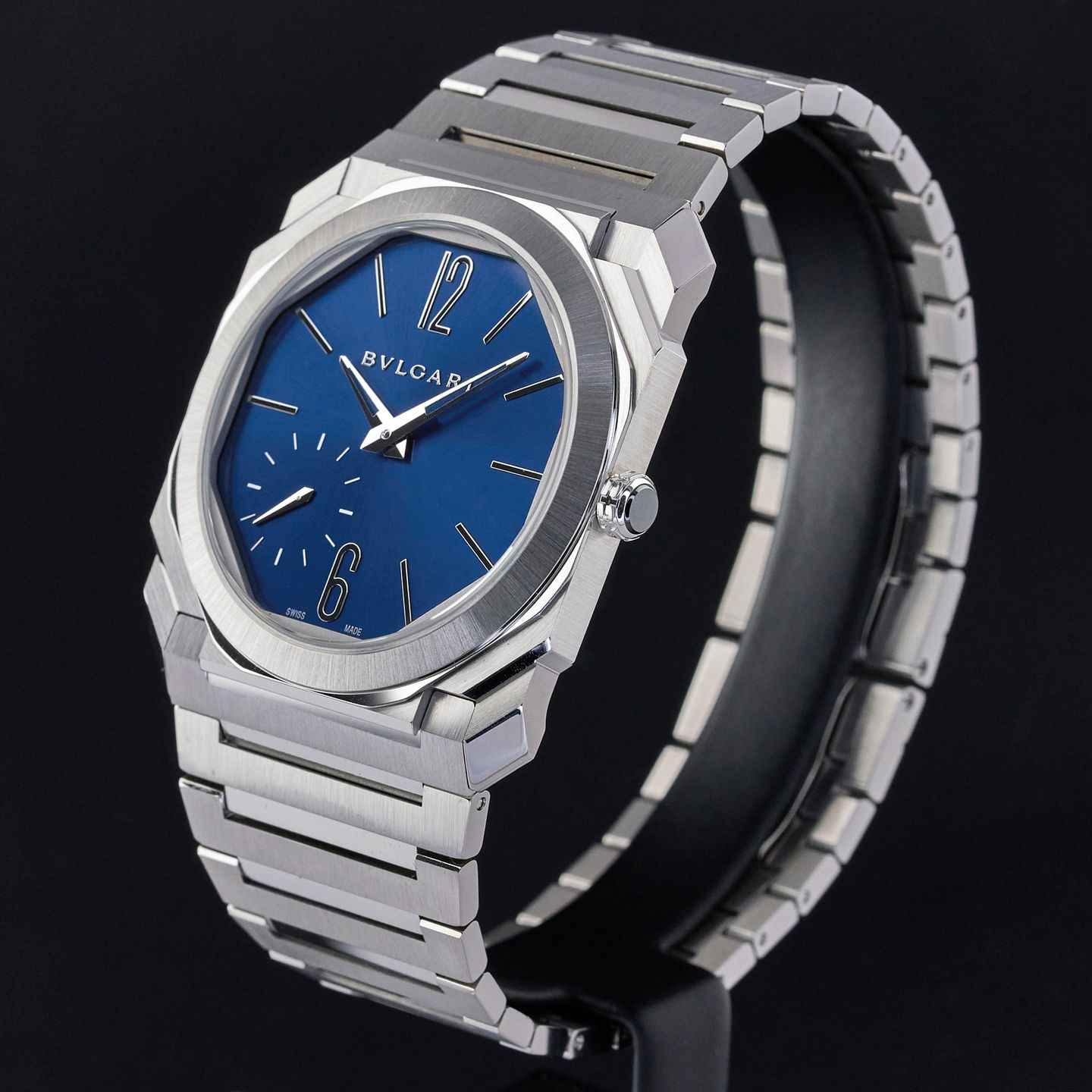 Bulgari Octo 103431 (2023) - Blauw wijzerplaat 40mm Staal (4/8)