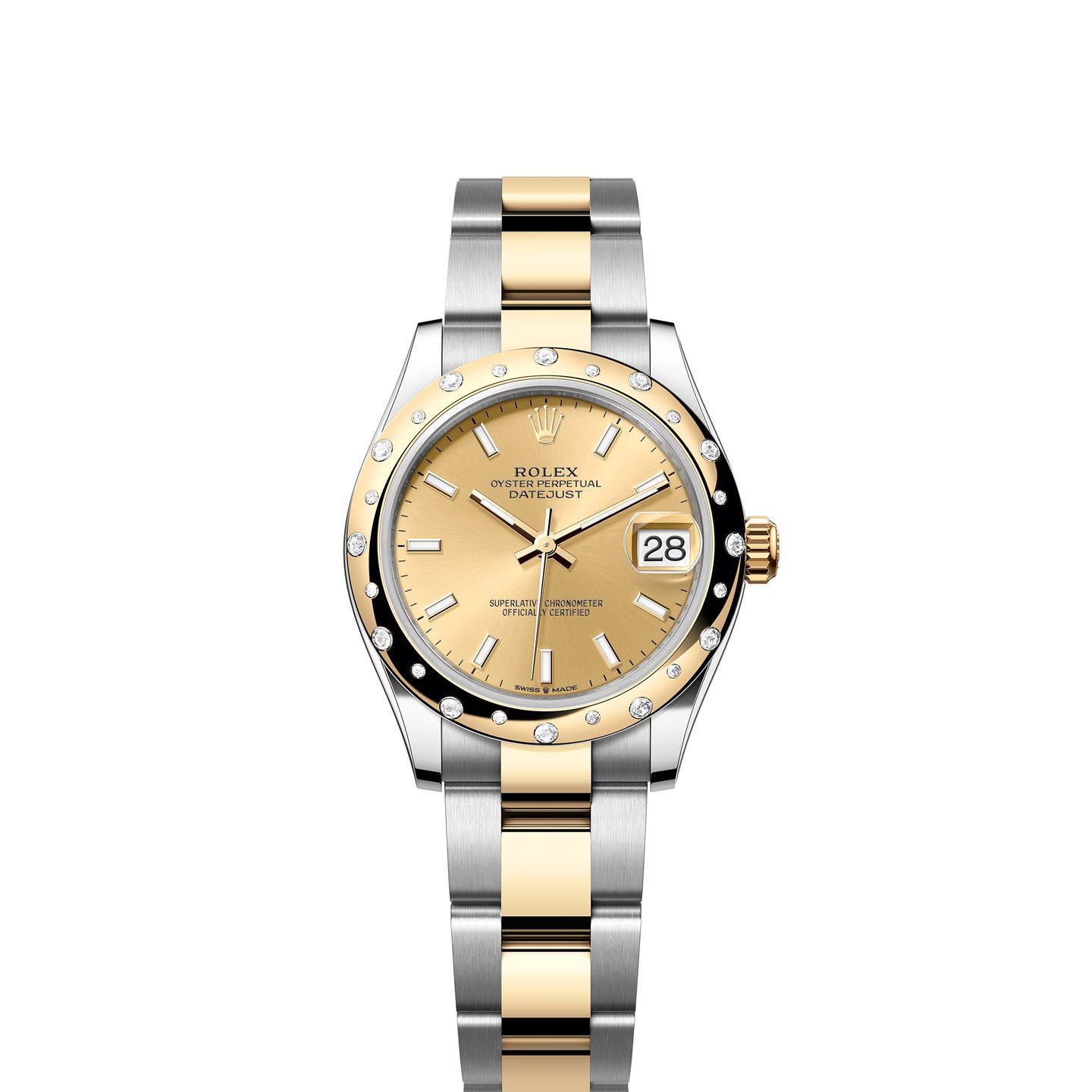 Rolex Datejust 31 278343RBR (2024) - Champagne wijzerplaat 31mm Staal (1/1)