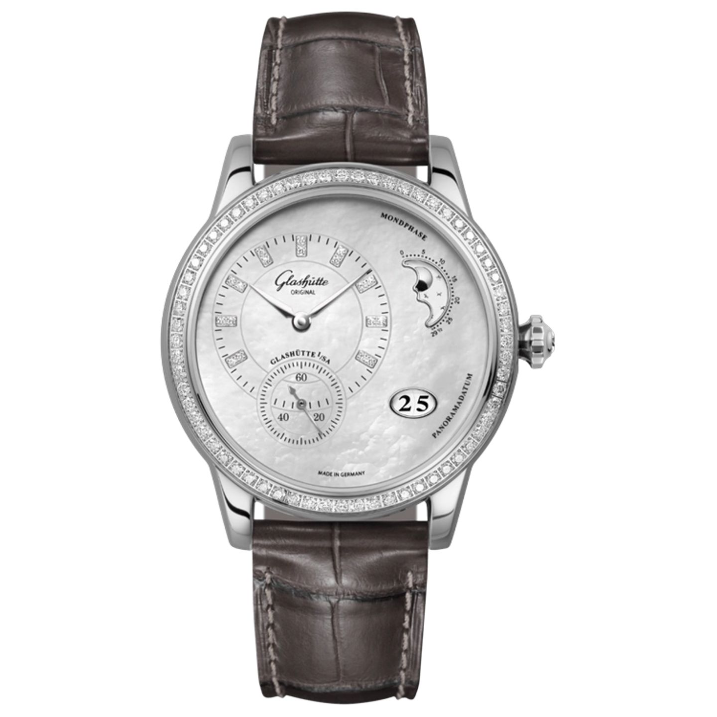 Glashütte Original PanoMatic Luna 1-90-12-01-12-02 (2026) - 39mm Staal (1/1)