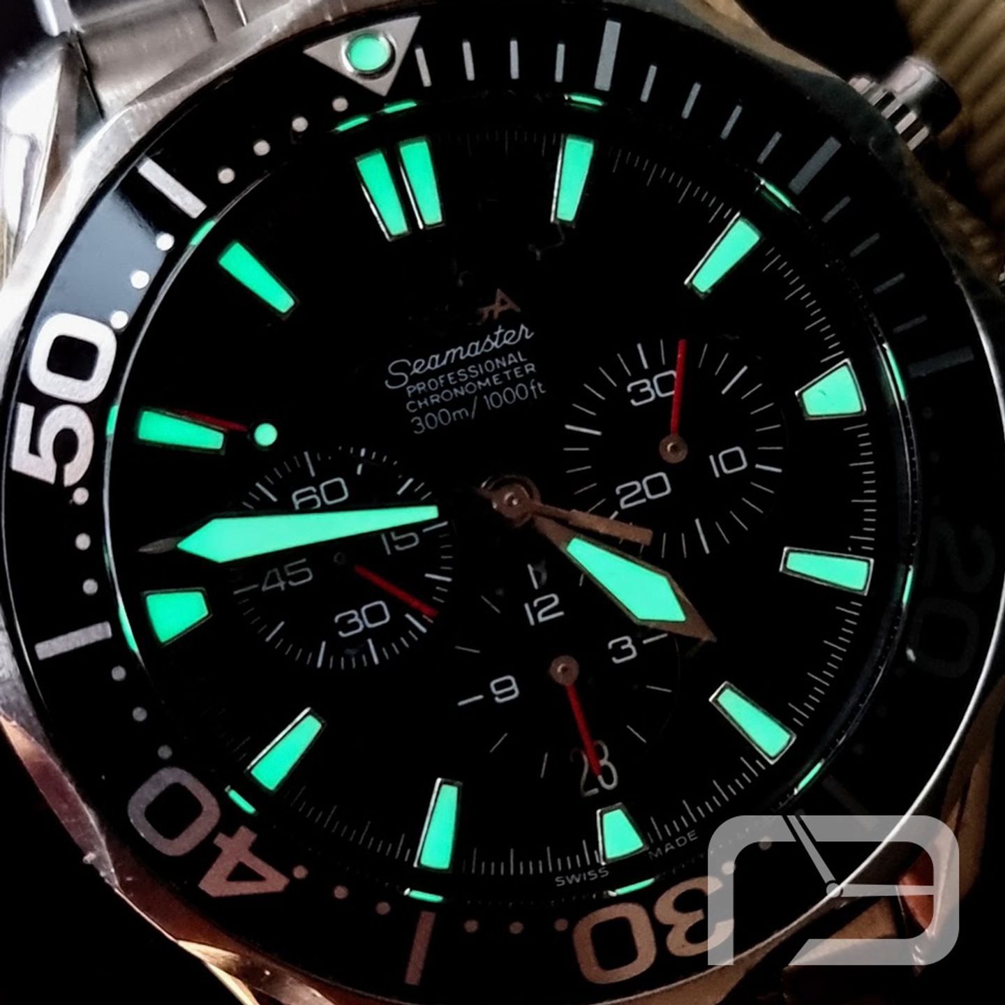 Omega Seamaster Diver 300 M 2594.52.00 (Unknown (random serial)) - Black dial 42 mm Steel case (5/8)