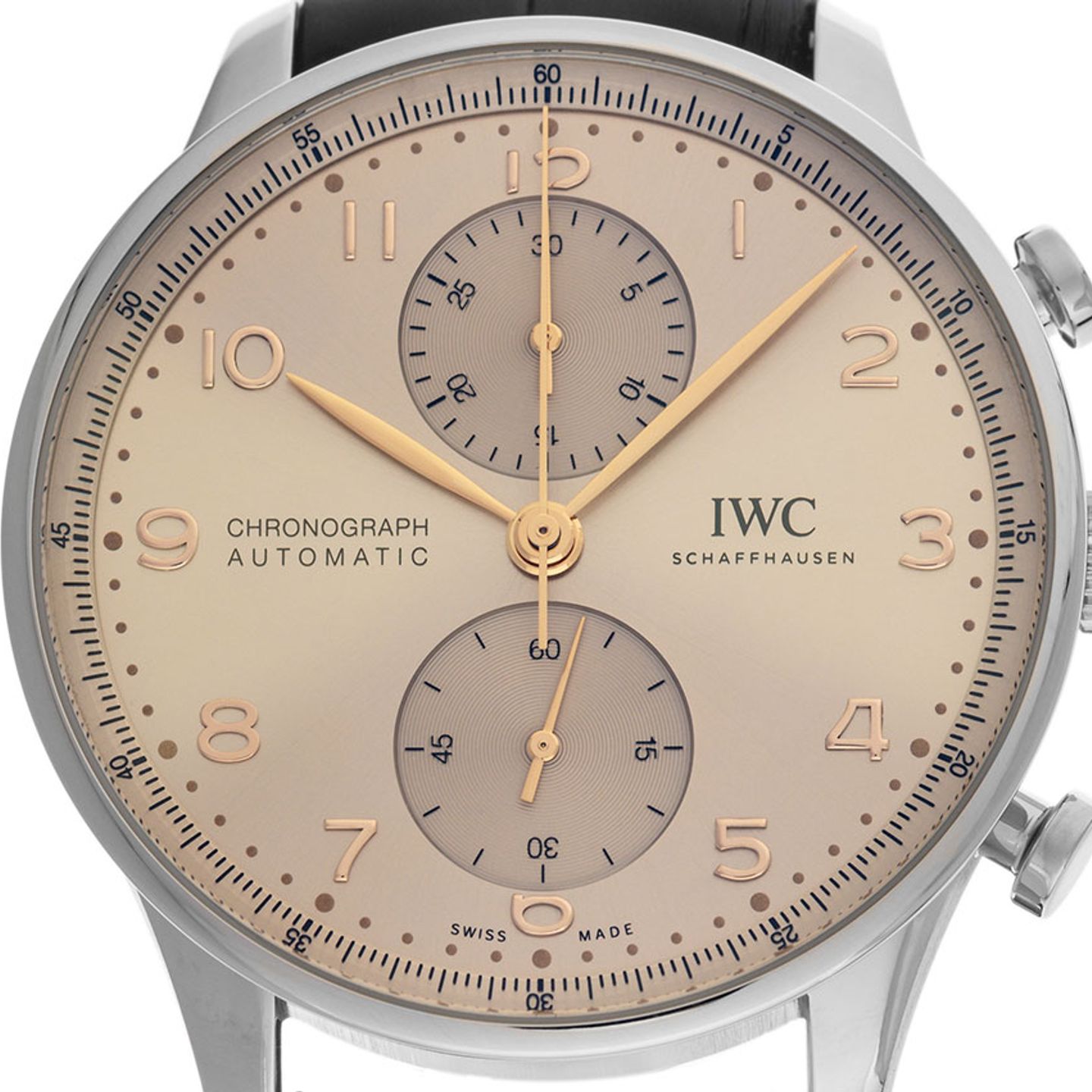 IWC Portuguese Chronograph IW371624 (2025) - Grey dial 41 mm Steel case (1/7)