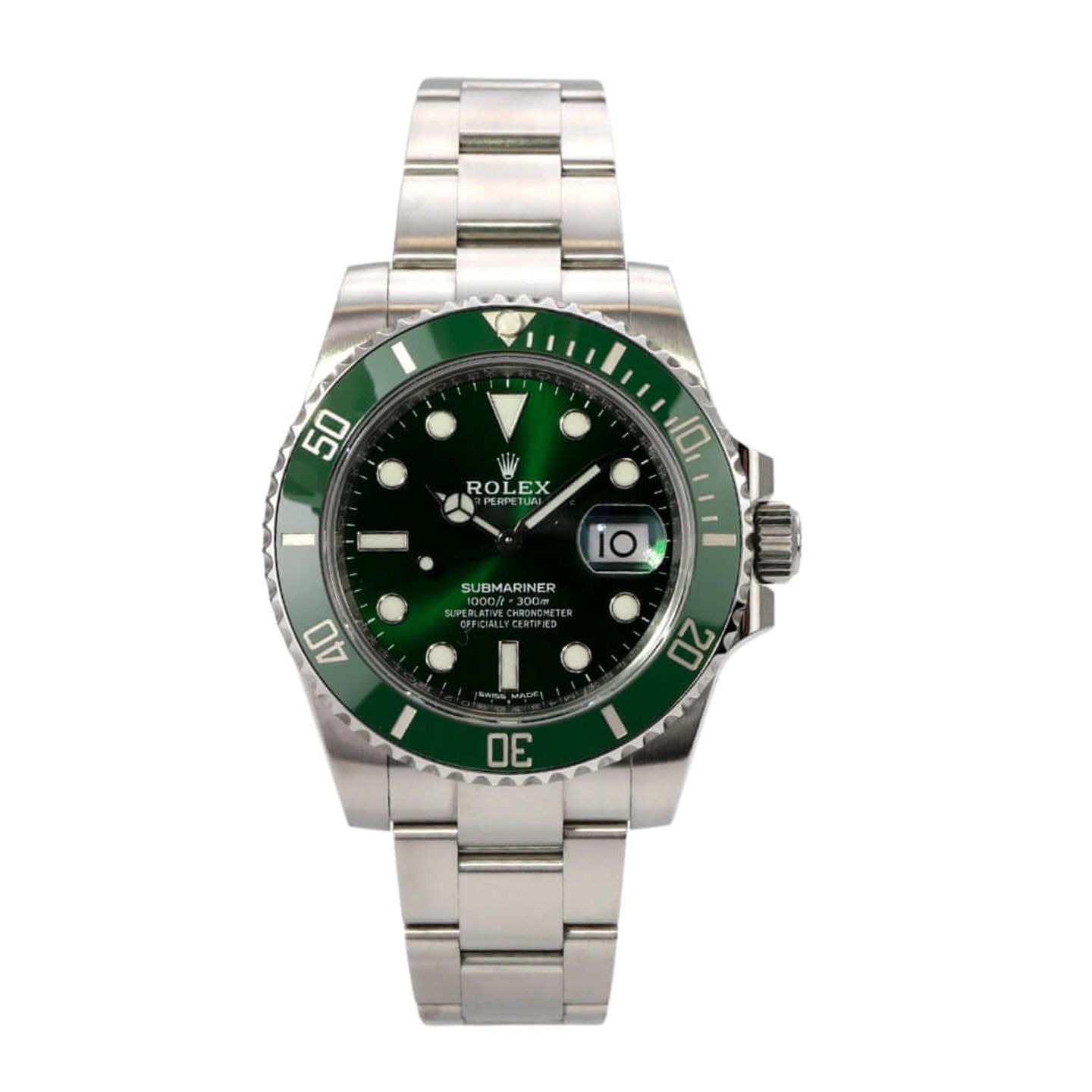 Rolex Submariner Date 116610LV (2020) - Green dial 40 mm Steel case (2/8)