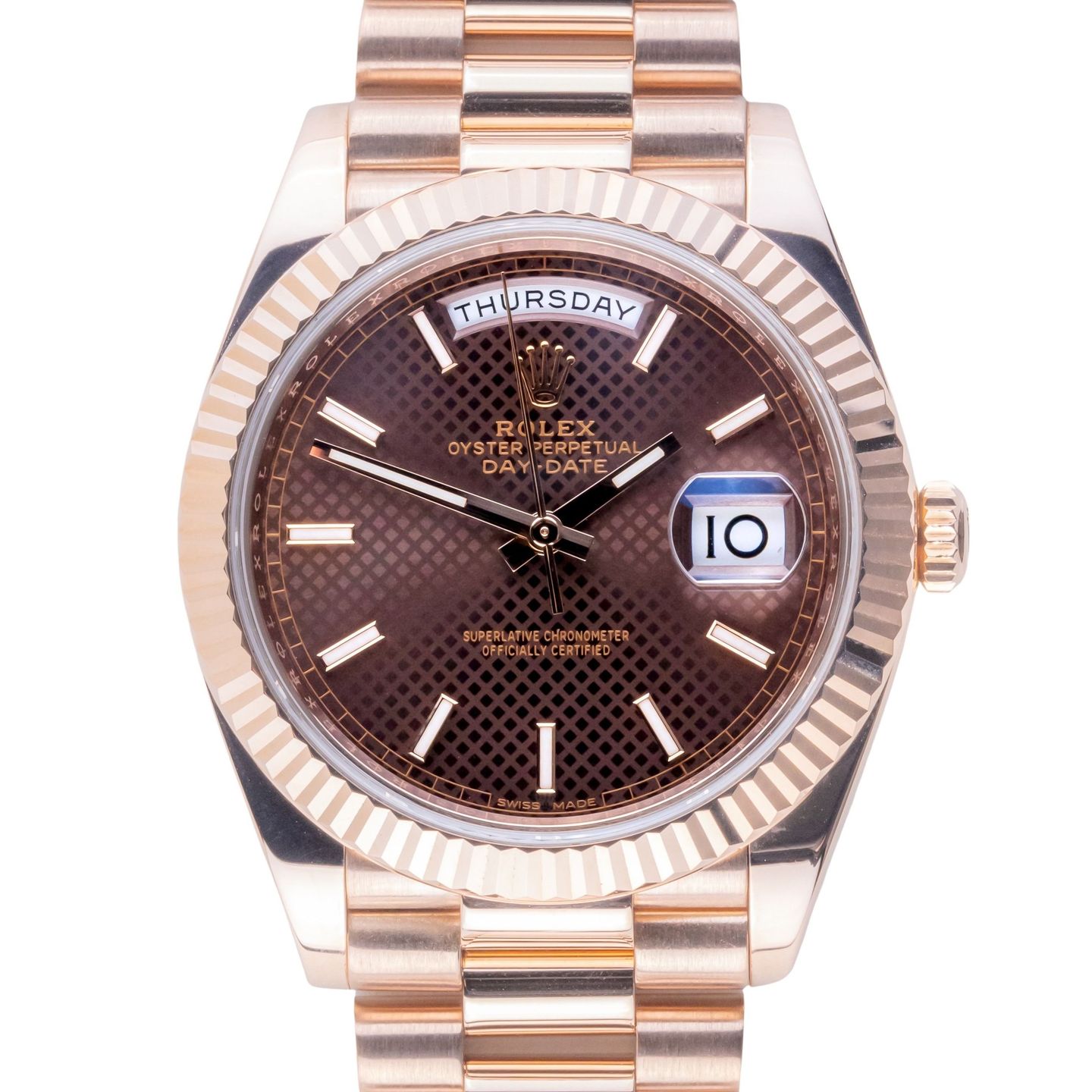 Rolex Day-Date 40 228235 (2018) - 40 mm Rose Gold case (3/8)