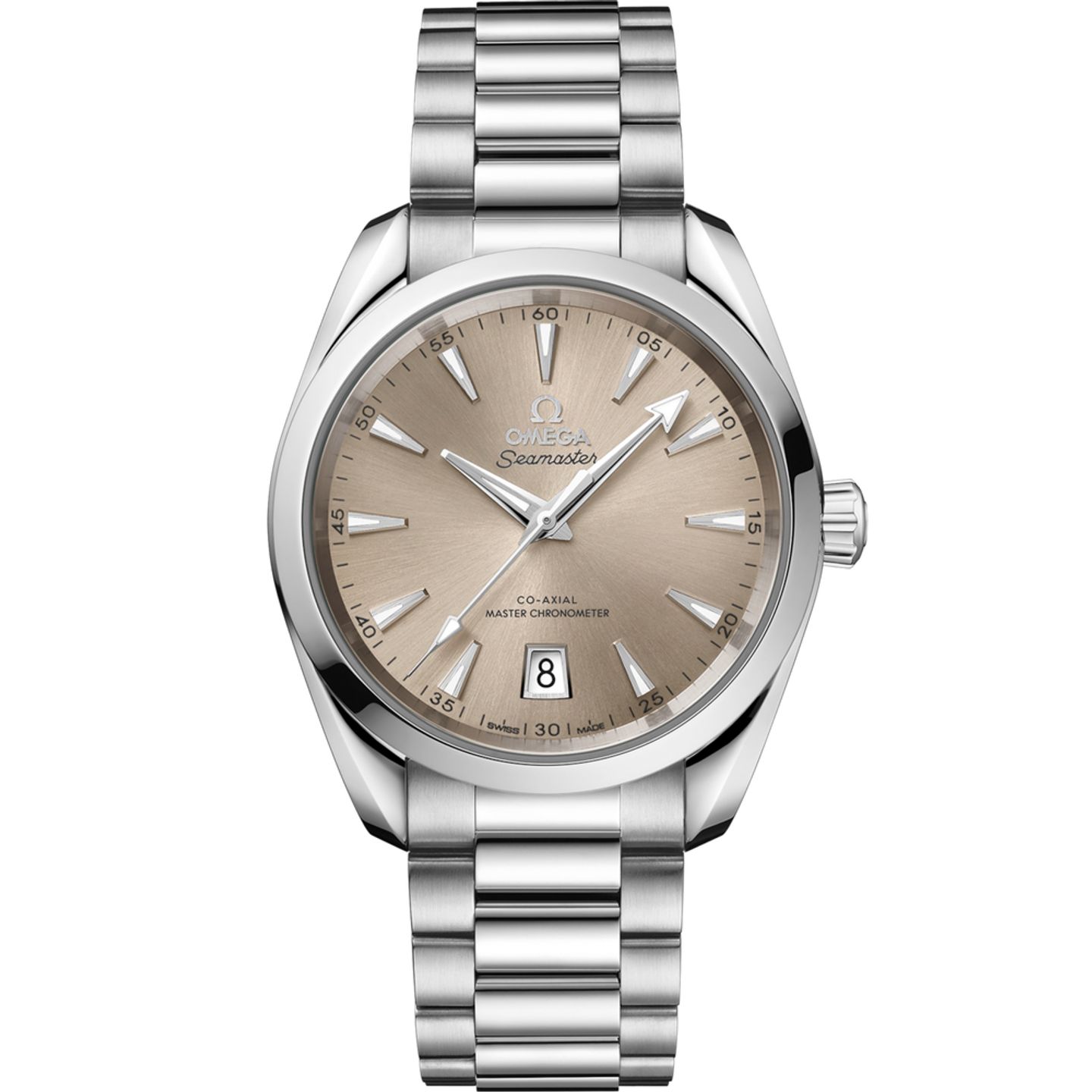Omega Seamaster Aqua Terra 220.10.38.20.09.001 (2025) - Beige wijzerplaat 38mm Staal (1/1)
