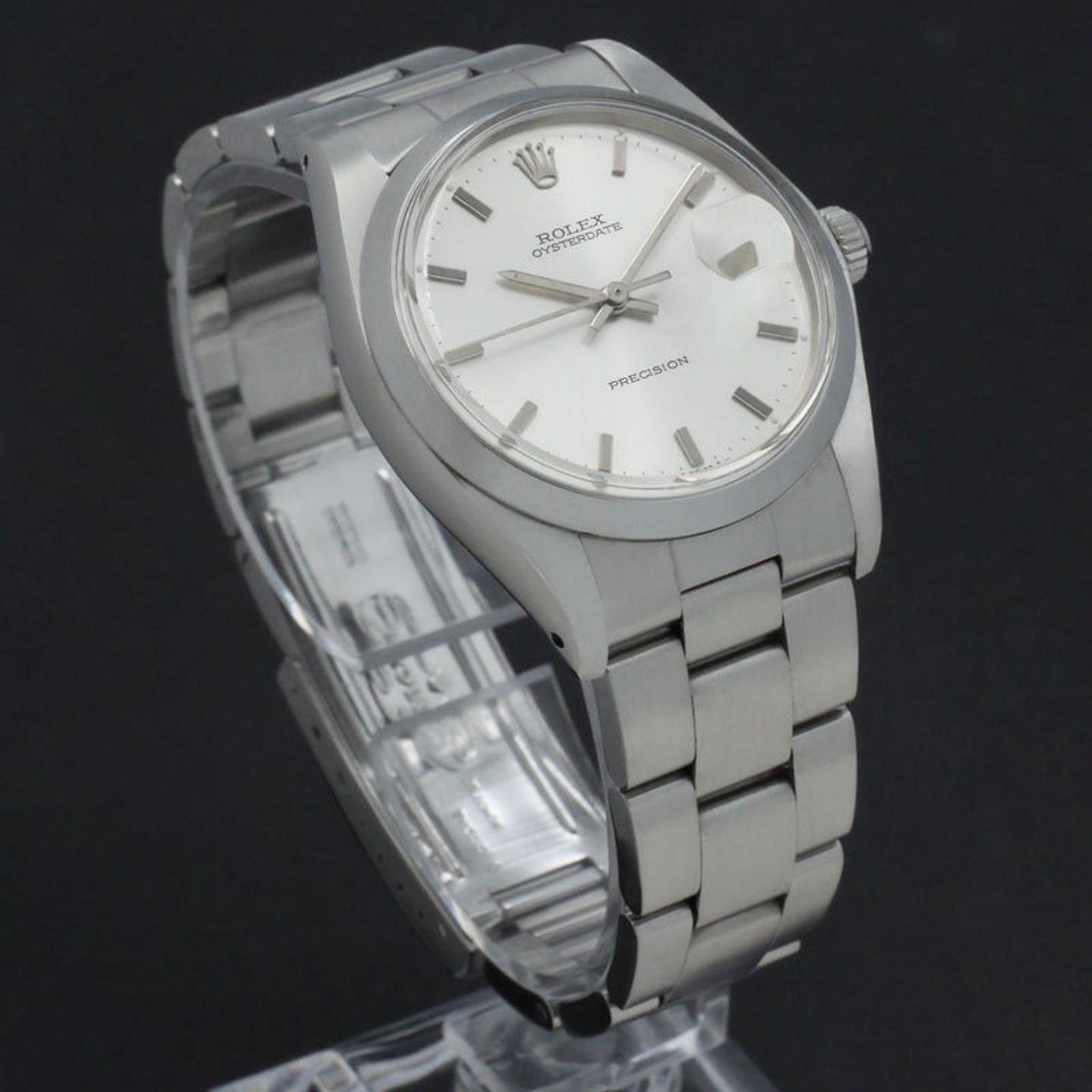 Rolex Oyster Precision 6694 (1975) - Silver dial 34 mm Steel case (5/7)