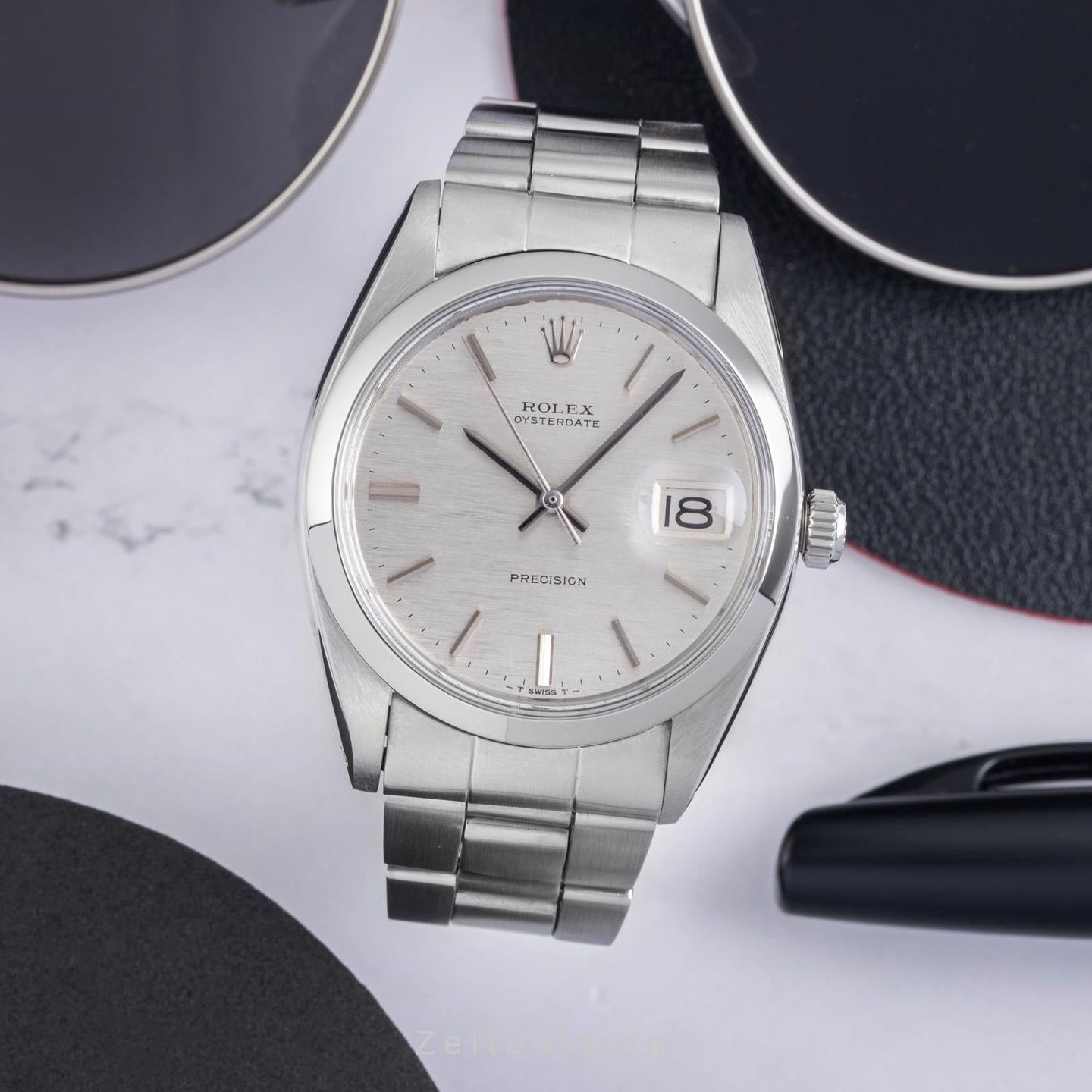 Rolex Oyster Precision 6694 (1972) - Silver dial 34 mm Steel case (3/8)