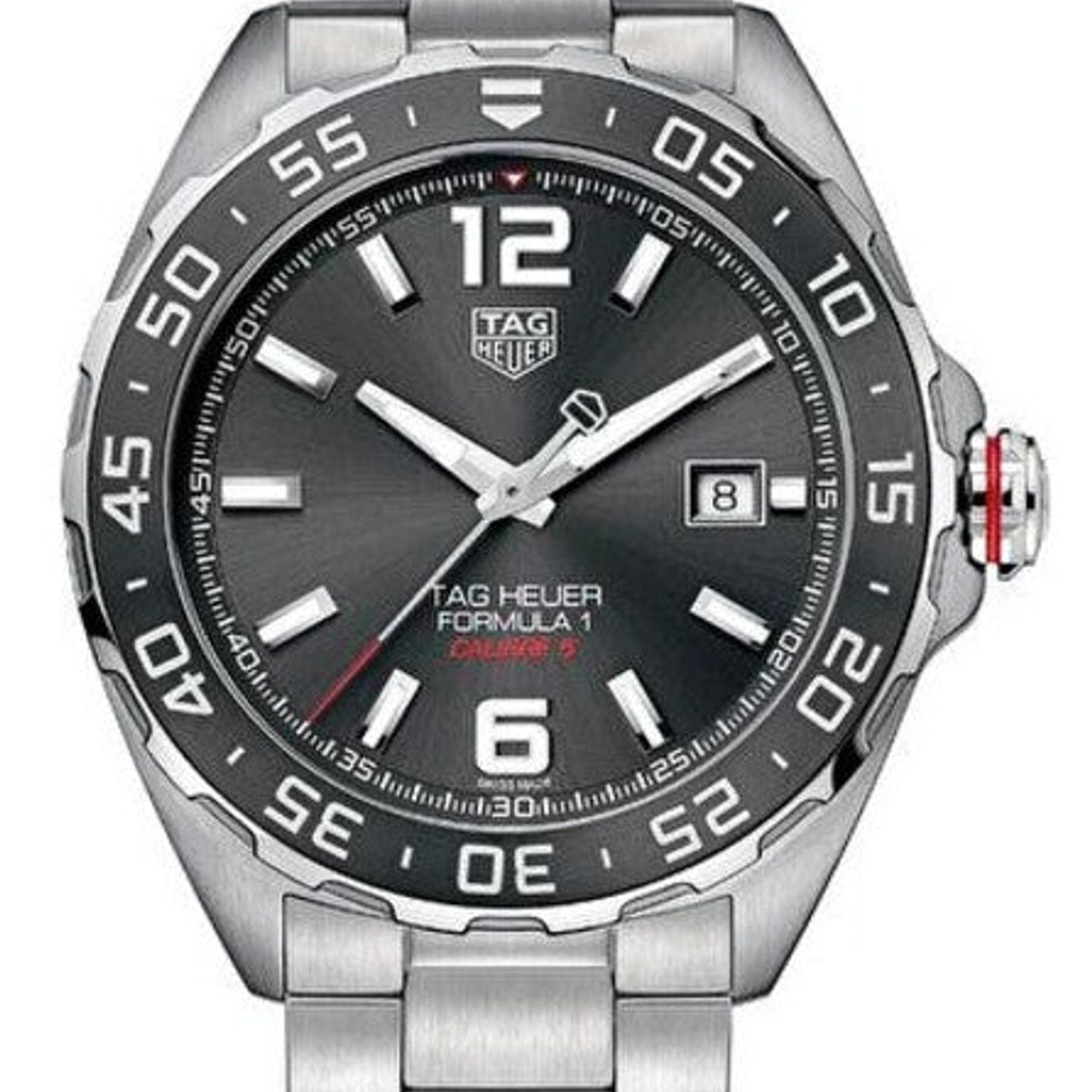 TAG Heuer Formula 1 Calibre 5 WAZ2011.BA0842 (2026) - Grey dial 43 mm Steel case (1/1)