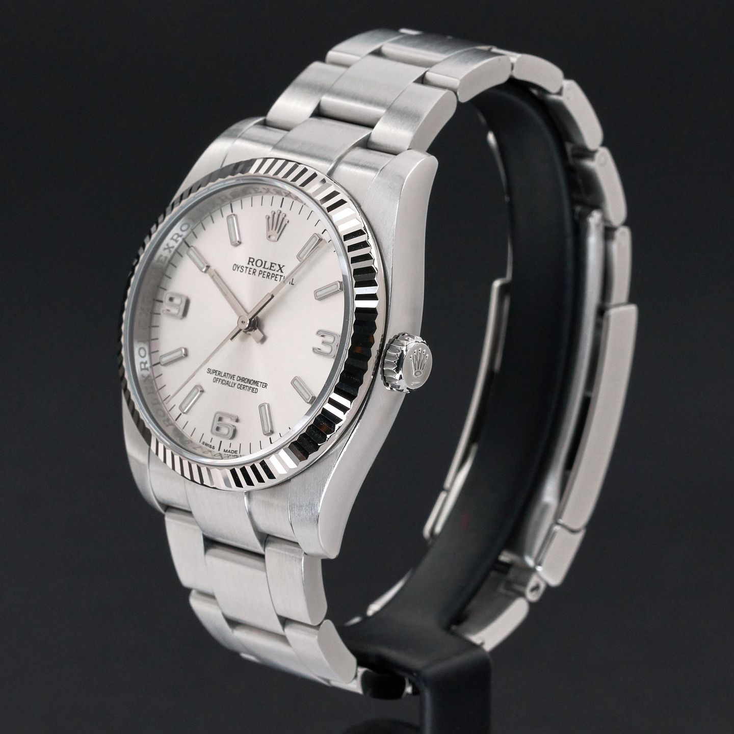 Rolex Oyster Perpetual 36 116034 (2014) - Zilver wijzerplaat 36mm Staal (4/8)