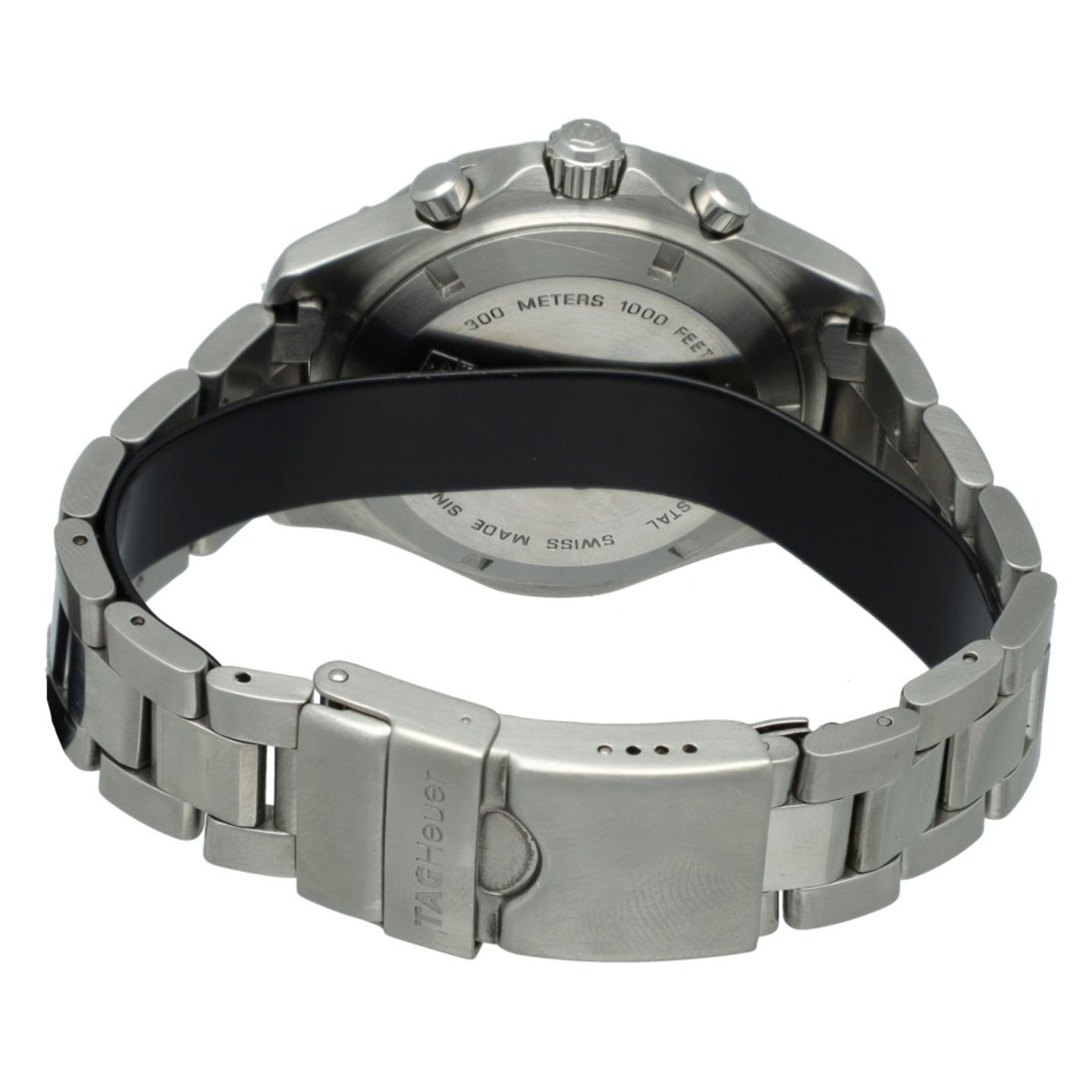 TAG Heuer Aquaracer 300M CAF1111 (2007) - Silver dial 42 mm Steel case (5/5)