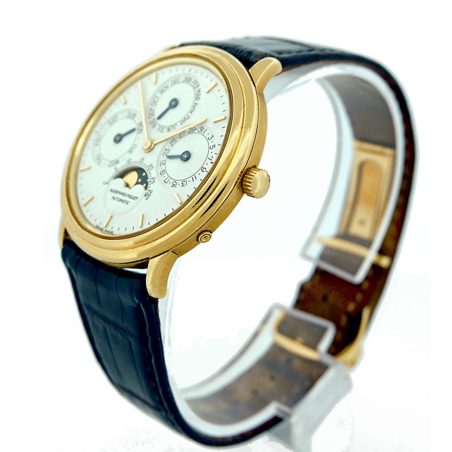 Audemars Piguet Quantieme Perpetual Calendar 25548BA (1986) - Wit wijzerplaat 36mm Onbekend (2/5)