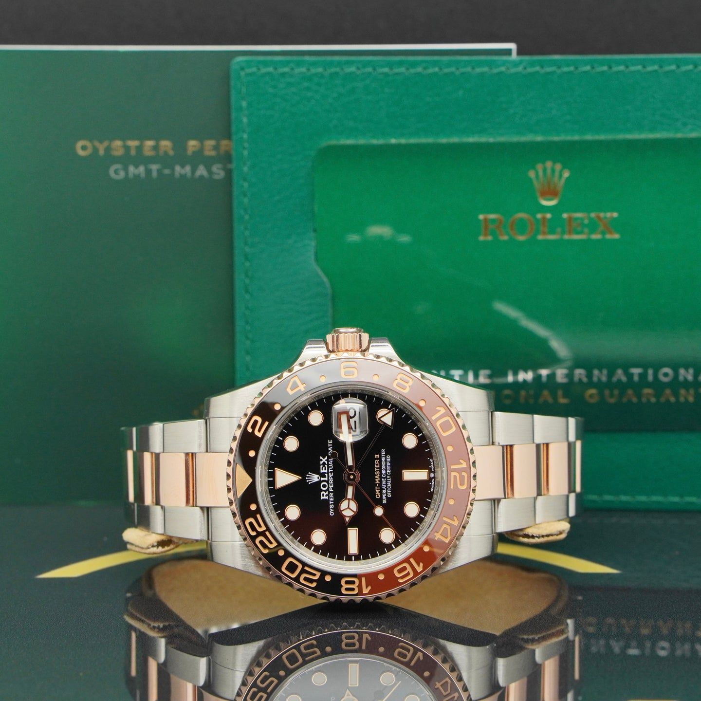 Rolex GMT-Master II 126711CHNR (2021) - Zwart wijzerplaat 40mm Goud/Staal (5/7)