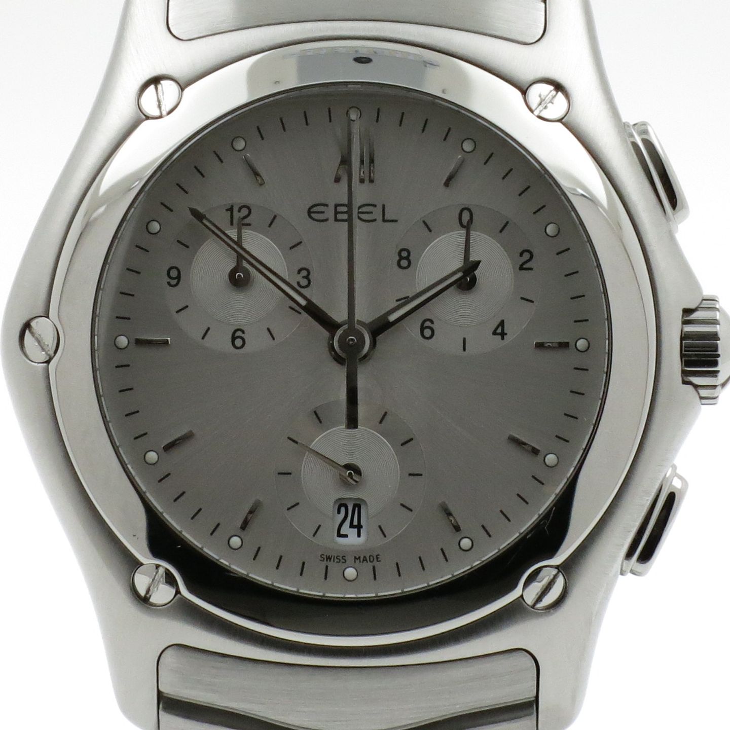 Ebel Classic 9251F41 (2010) - Silver dial 46 mm Steel case (1/8)