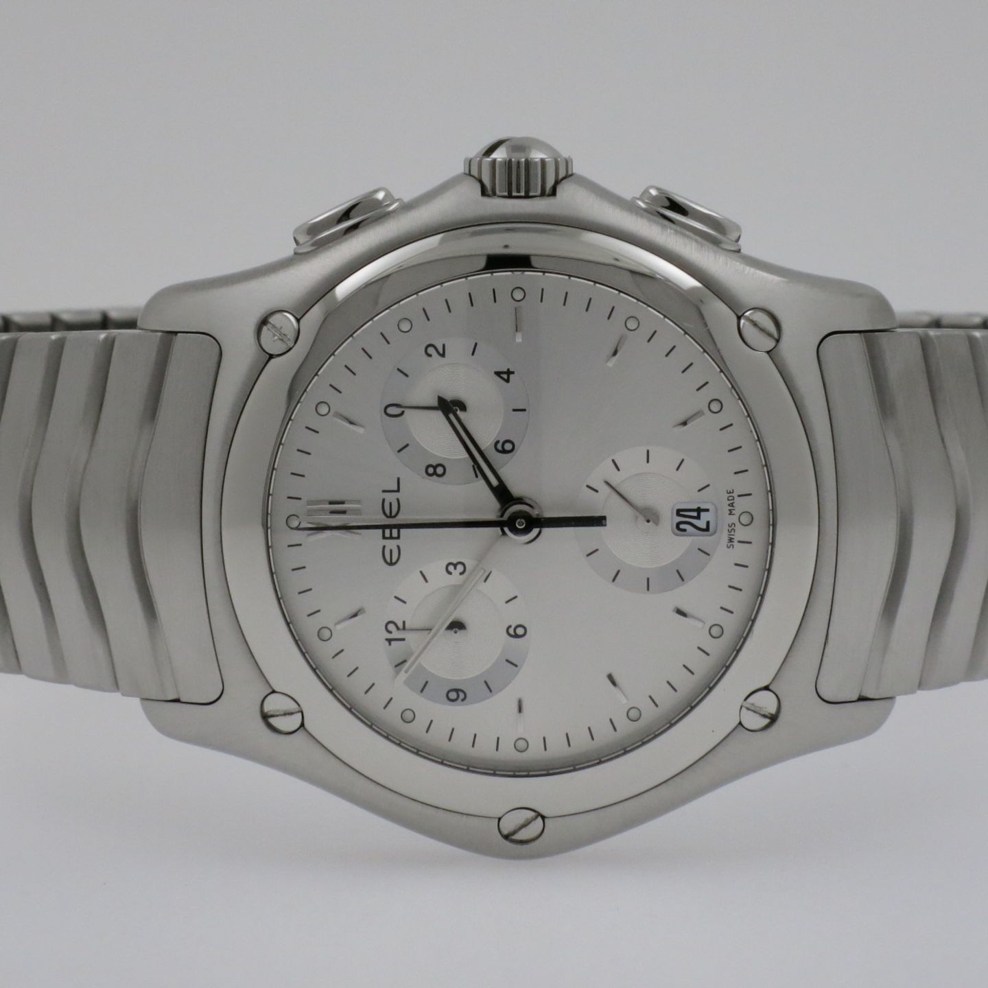 Ebel Classic 9251F41 (2010) - Silver dial 46 mm Steel case (2/8)