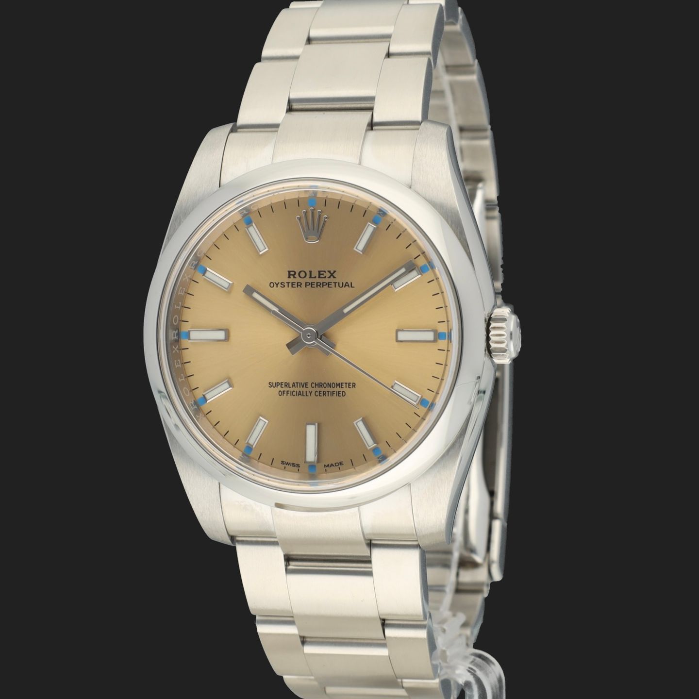 Rolex Oyster Perpetual 34 114200 (2020) - 34mm Staal (1/8)