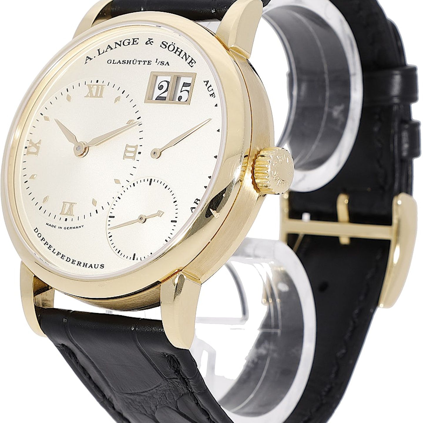 A. Lange & Söhne Little Lange 1 111.021 (1998) - Silver dial 36 mm Yellow Gold case (3/5)