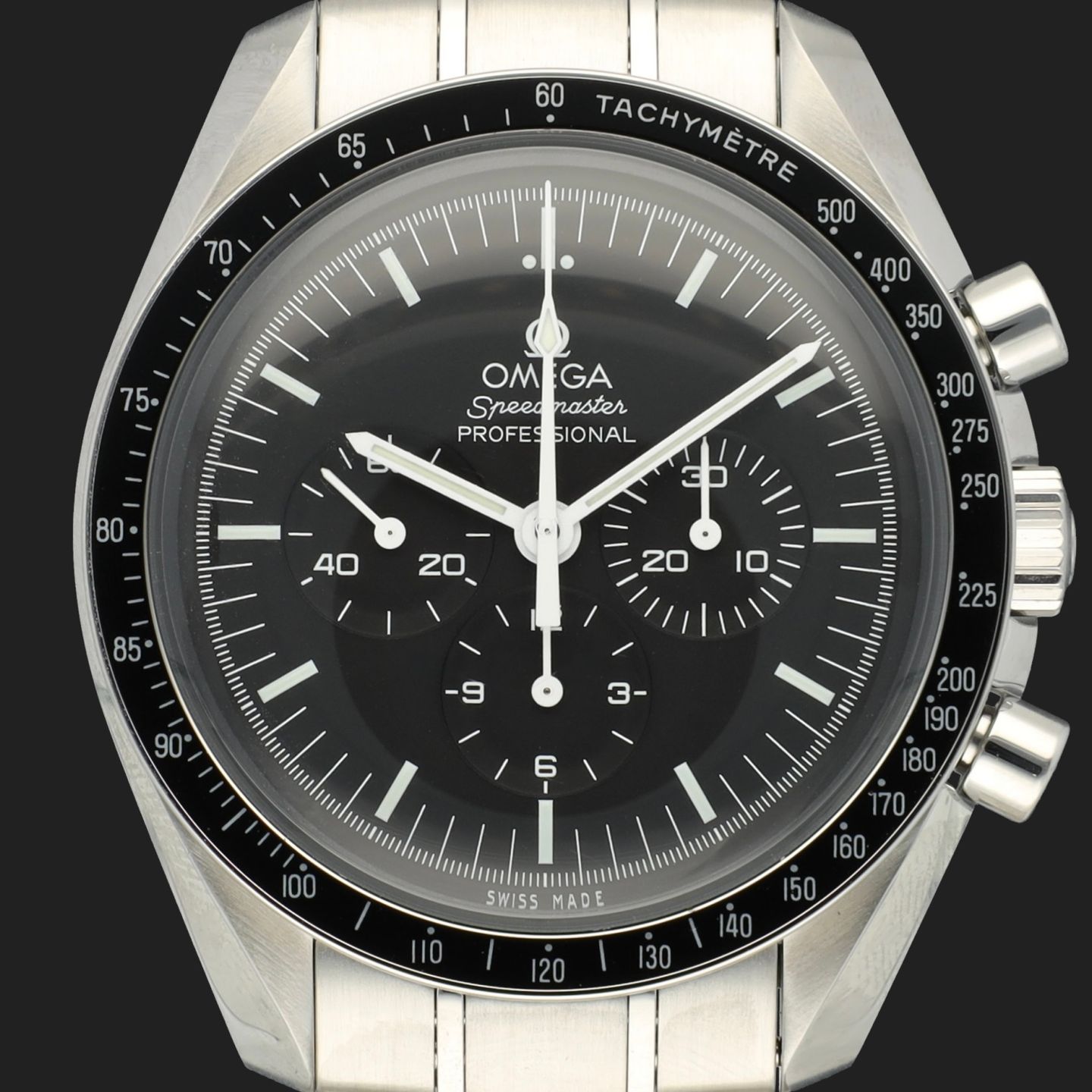 Omega Speedmaster Professional Moonwatch 311.30.42.30.01.005 (2020) - Black dial 42 mm Steel case (2/8)