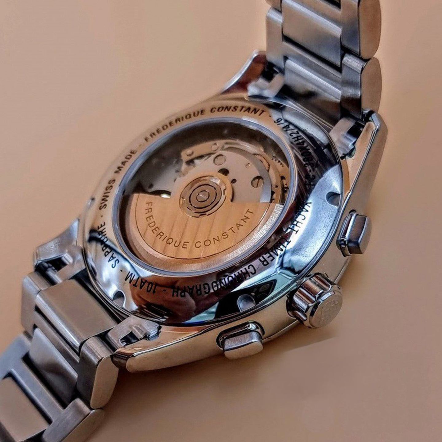 Frederique Constant Yacht Timer GMT FC-380ST4H6B (2025) - Wit wijzerplaat 42mm Staal (8/8)