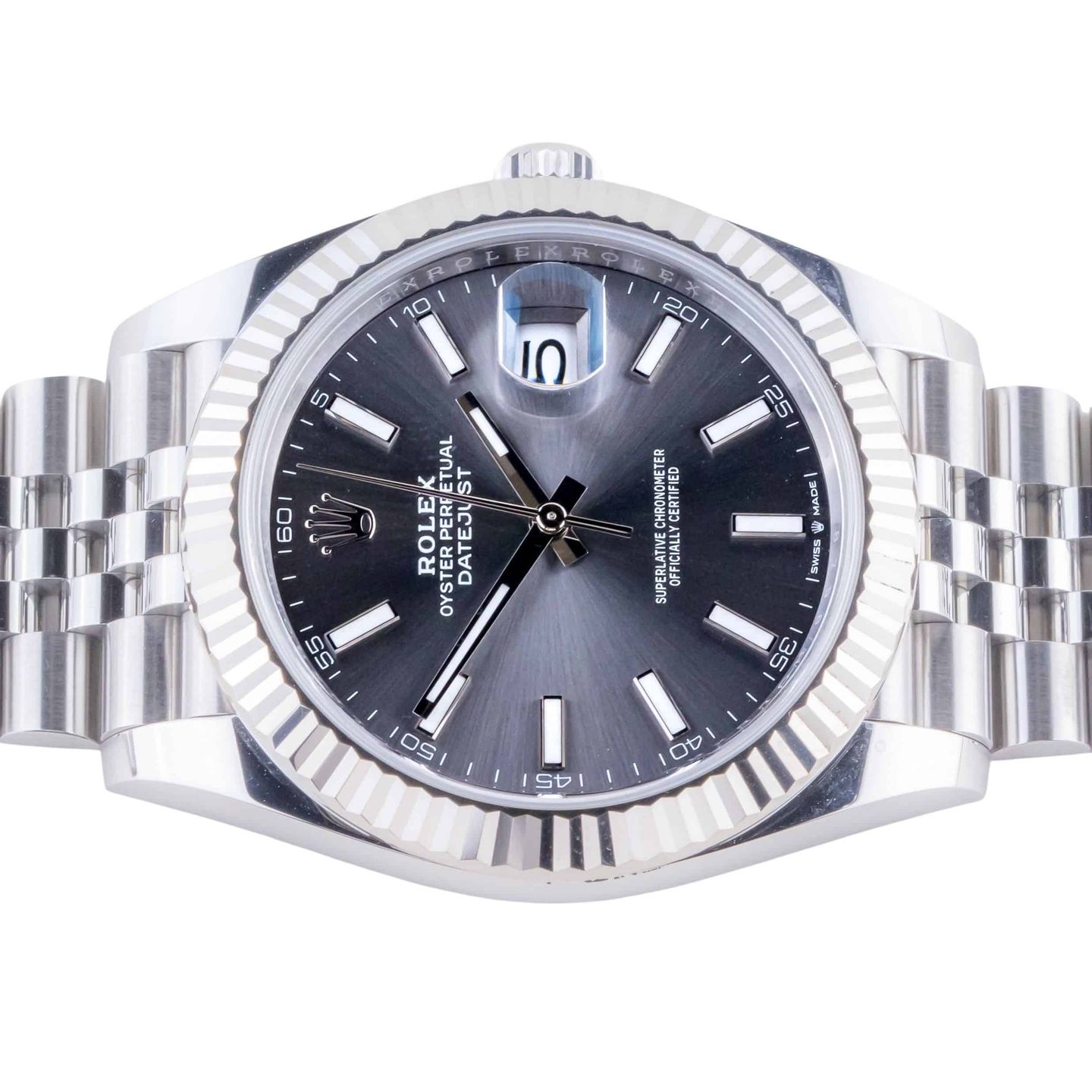 Rolex Datejust 41 126334 (2025) - Grijs wijzerplaat 41mm Staal (5/8)