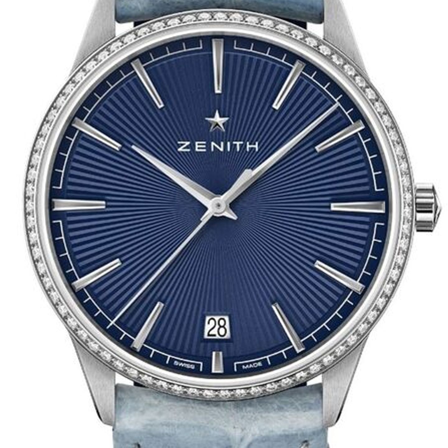Zenith Elite 16.3200.670/02.C832 (2025) - Blauw wijzerplaat 36mm Staal (1/1)