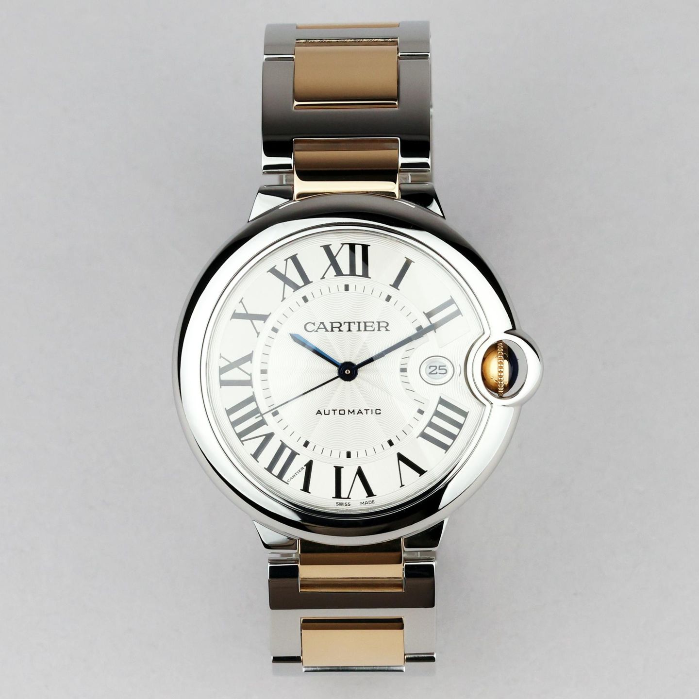 Cartier Ballon Bleu 42mm W2BB0022 (2022) - Zilver wijzerplaat 42mm Staal (1/8)