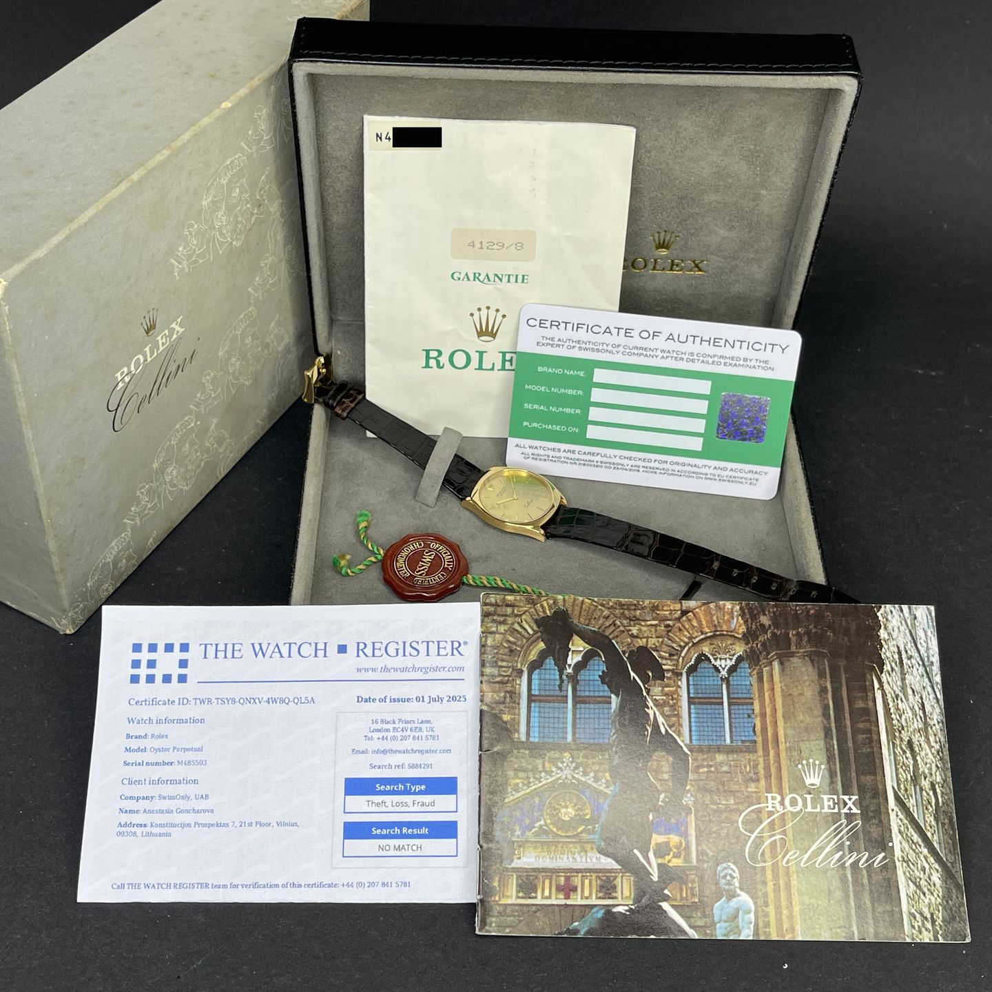 Rolex Cellini 4129 - (3/8)