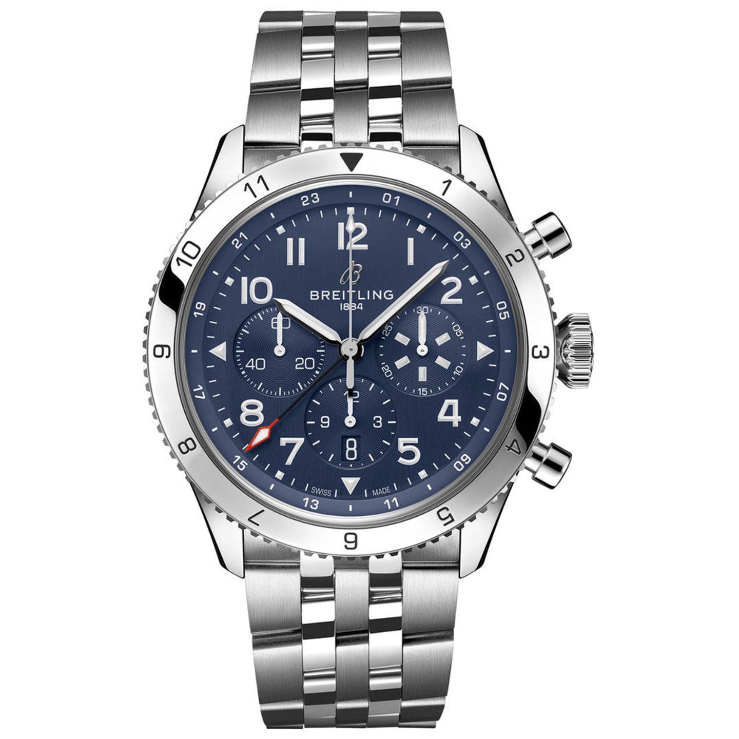 Breitling Aviator 8 AB04451A1C1A1 (2026) - Blue dial 46 mm Steel case (1/1)