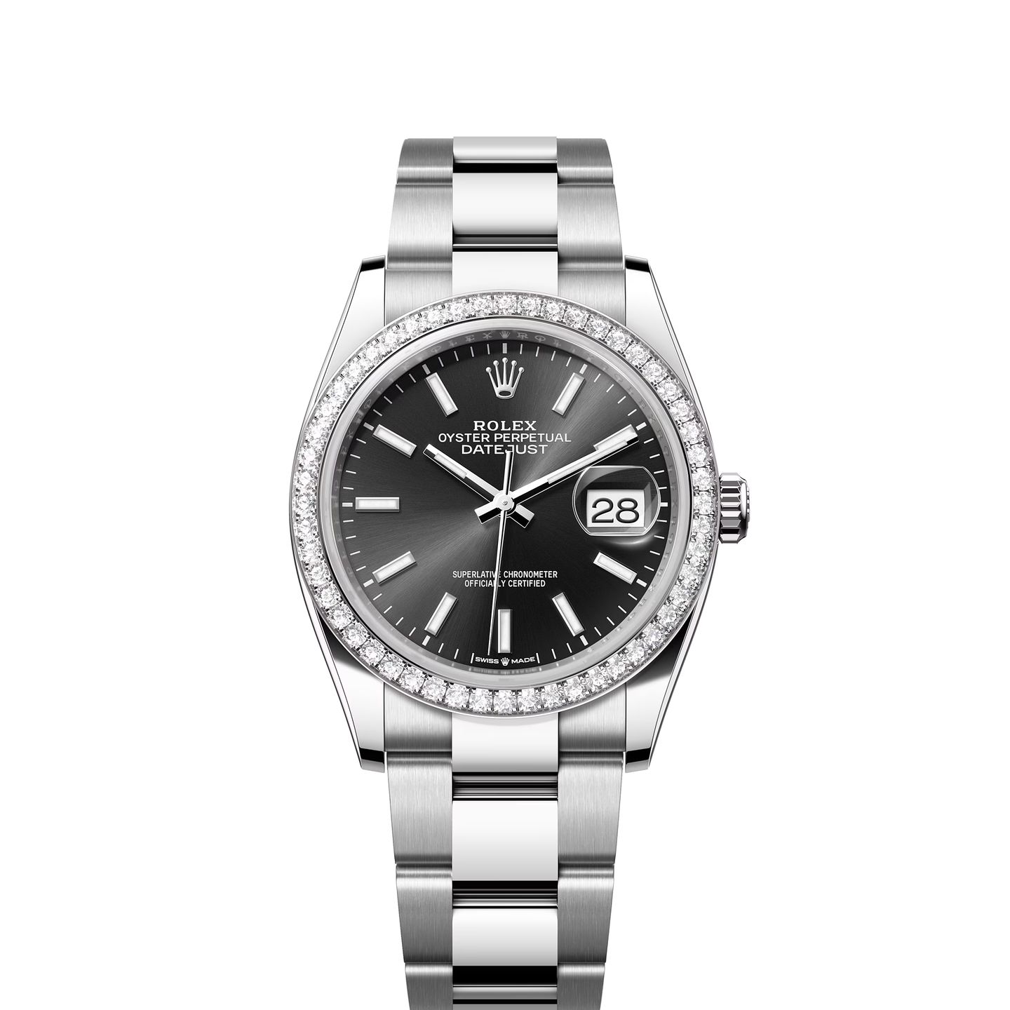 Rolex Datejust 36 126284RBR (2024) - Zwart wijzerplaat 36mm Staal (1/1)