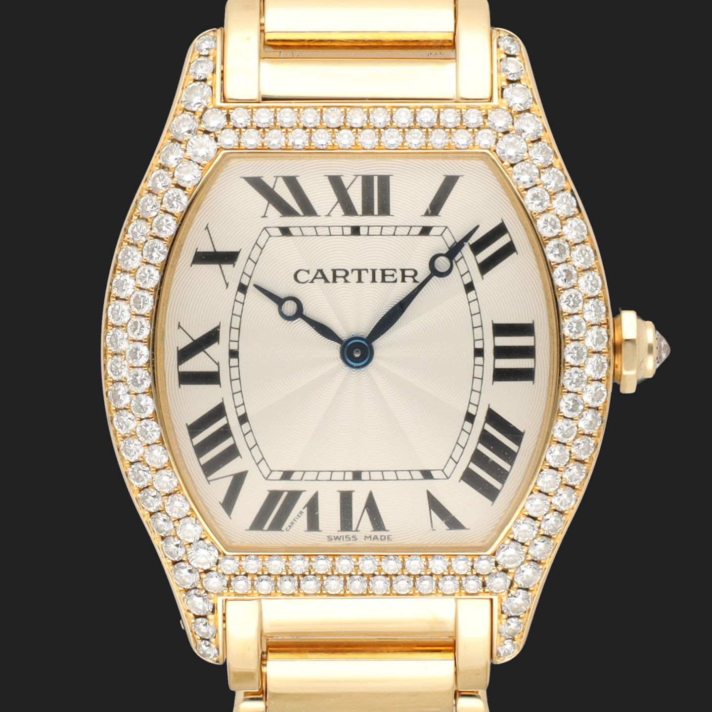 Cartier Tortue 2496 (Unknown (random serial)) - 34 mm Yellow Gold case (3/8)
